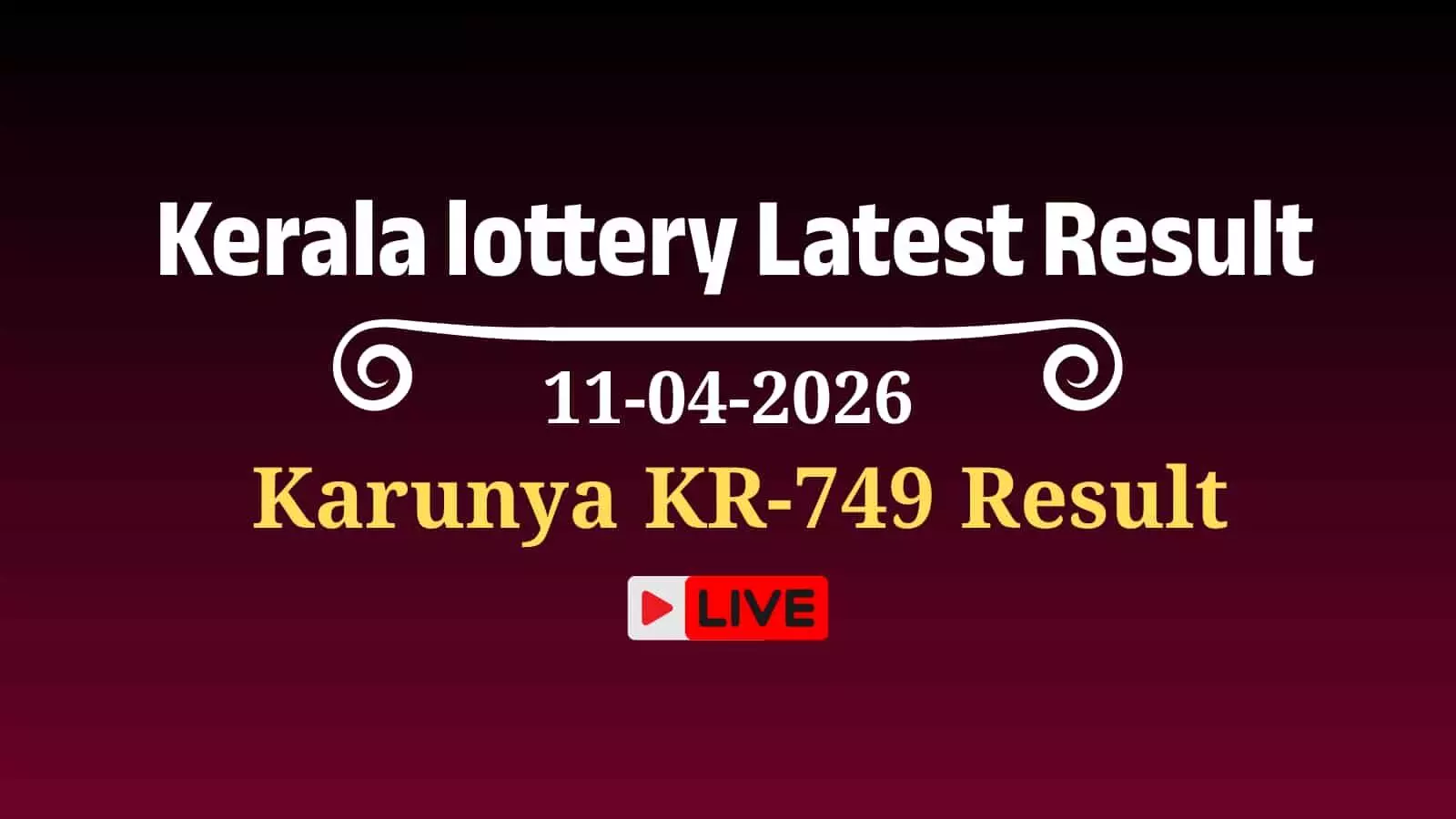 Kerala Lottery Karunya KR-749 Result: टिकट KO 665447 को मिला प्रथम पुरस्कार Kerala Lottery Karunya KR-749 Result: टिकट KO 665447 को मिला प्रथम पुरस्कार