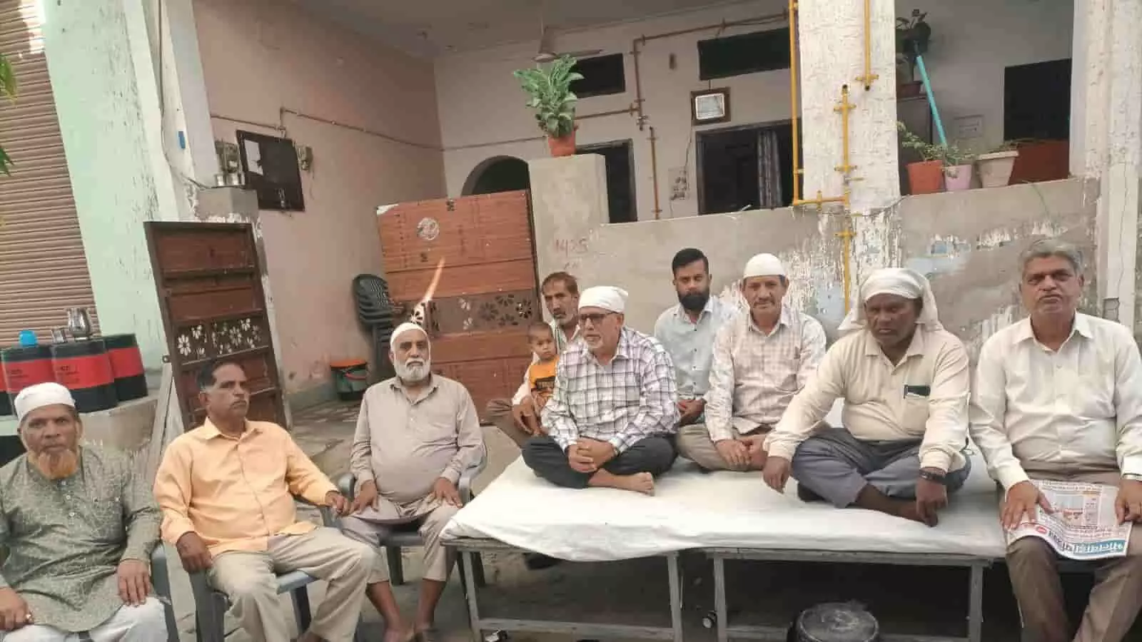 भीलवाड़ा: भाईचारा कमेटी ने मरहूम महबूब खां कायमखानी के लिए की दुआ ए मगफिरत भीलवाड़ा: भाईचारा कमेटी ने मरहूम महबूब खां कायमखानी के लिए की दुआ ए मगफिरत