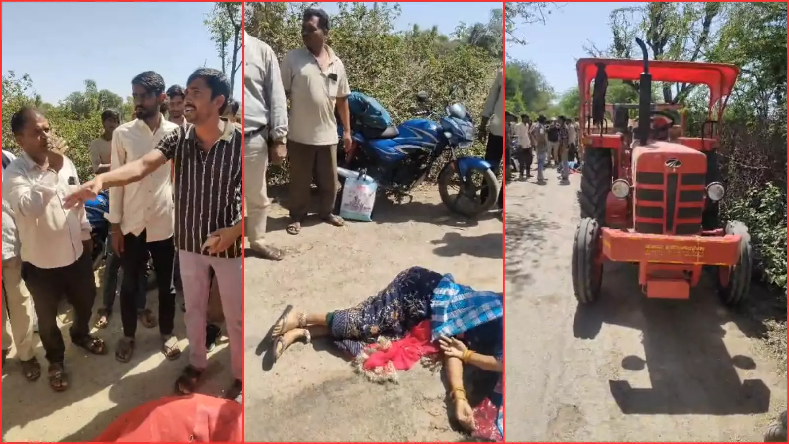 राजसमंद के देवगढ़ में दुर्घटना के बाद सड़क पर जमा ग्रामीण और पुलिस बल की प्रतीकात्मक तस्वीर। राजसमंद के देवगढ़ में दुर्घटना के बाद सड़क पर जमा ग्रामीण और पुलिस बल की प्रतीकात्मक तस्वीर।