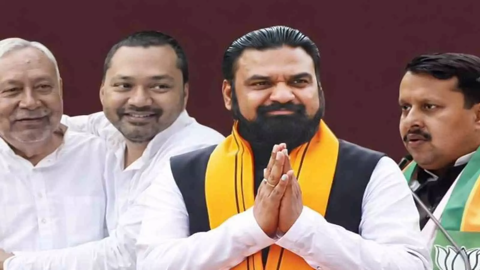 मुख्यमंत्री नीतीश कुमार और अन्य नेता पटना में नई सरकार के गठन के संदर्भ में चर्चा कर रहे हैं।