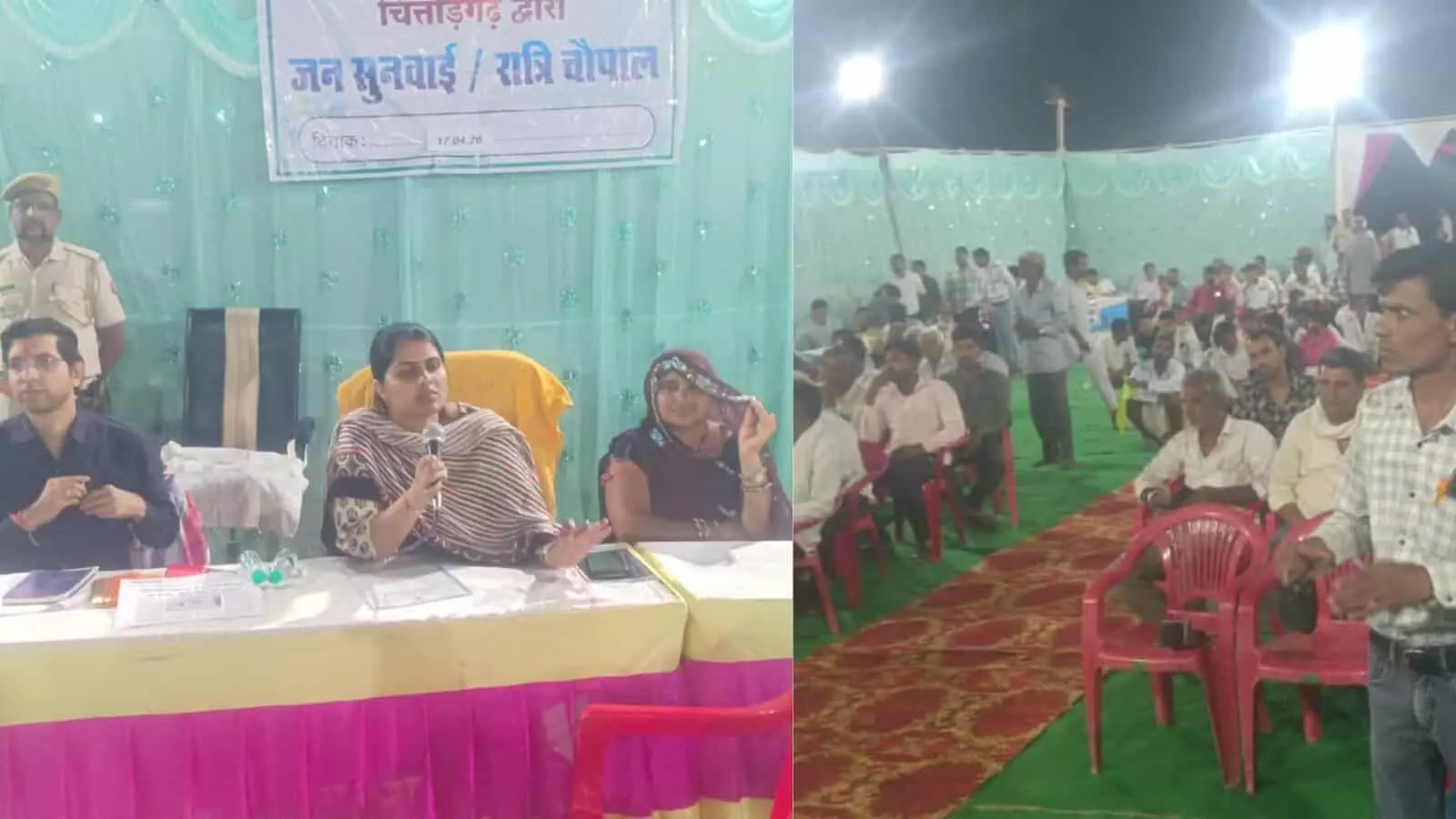 डूंगला के पालोद में रात्रि चौपाल: जिला कलेक्टर ने सुनी 47 जनसमस्याएं डूंगला के पालोद में रात्रि चौपाल: जिला कलेक्टर ने सुनी 47 जनसमस्याएं