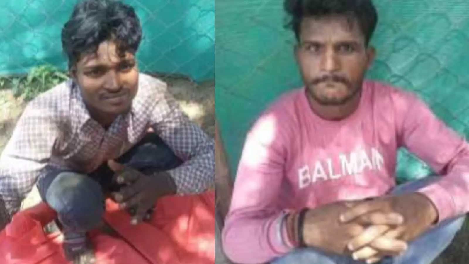 सवाई माधोपुर पुलिस टीम की गिरफ्त में डकैती का आरोपी गोरधन और स्थाई वारंटी मुकेश।