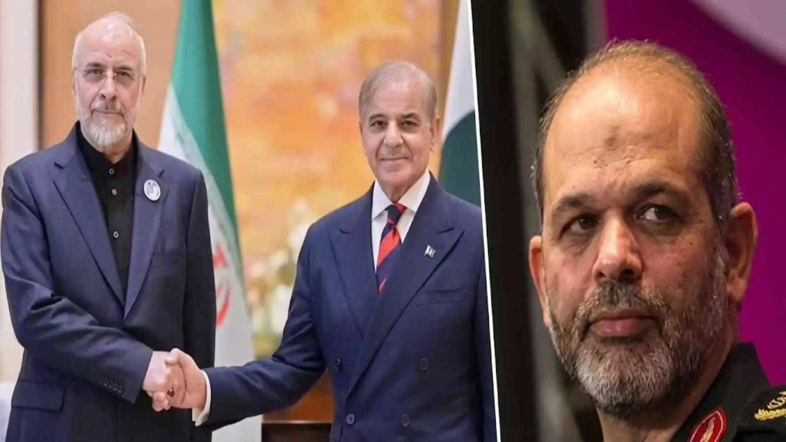 ईरानी सैन्य अधिकारी अहमद वाहिदी और राजनेताओं की तेहरान में रणनीतिक बैठक की तस्वीर।