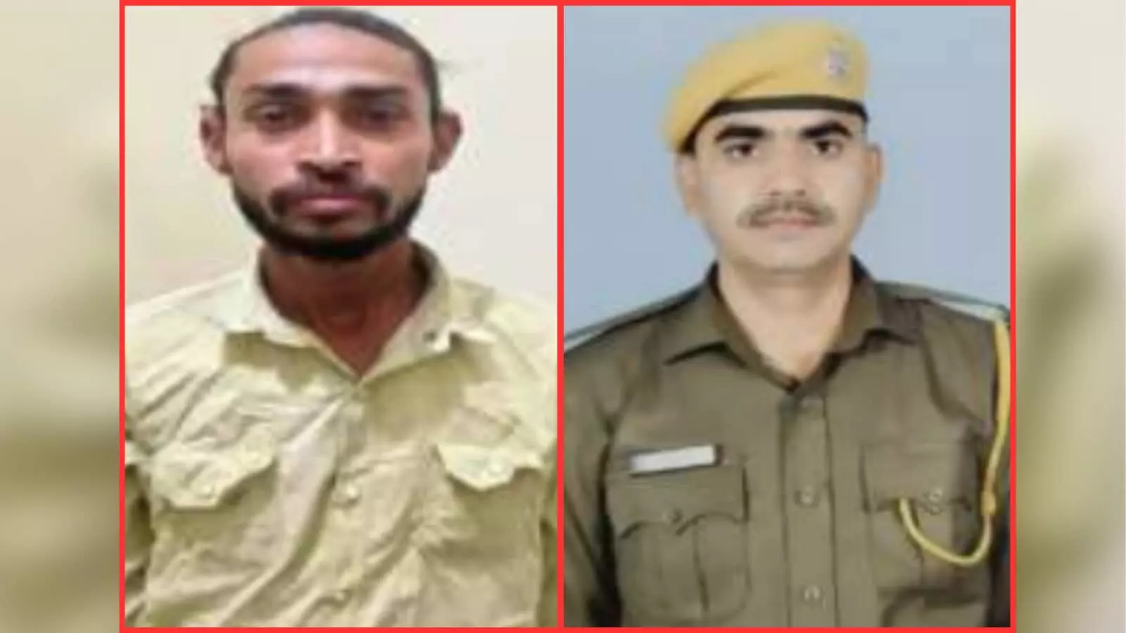सवाई माधोपुर में एनडीपीएस एक्ट के तहत गिरफ्तार आरोपी मुस्ताक और पुलिस अधिकारी की फोटो। सवाई माधोपुर में एनडीपीएस एक्ट के तहत गिरफ्तार आरोपी मुस्ताक और पुलिस अधिकारी की फोटो।