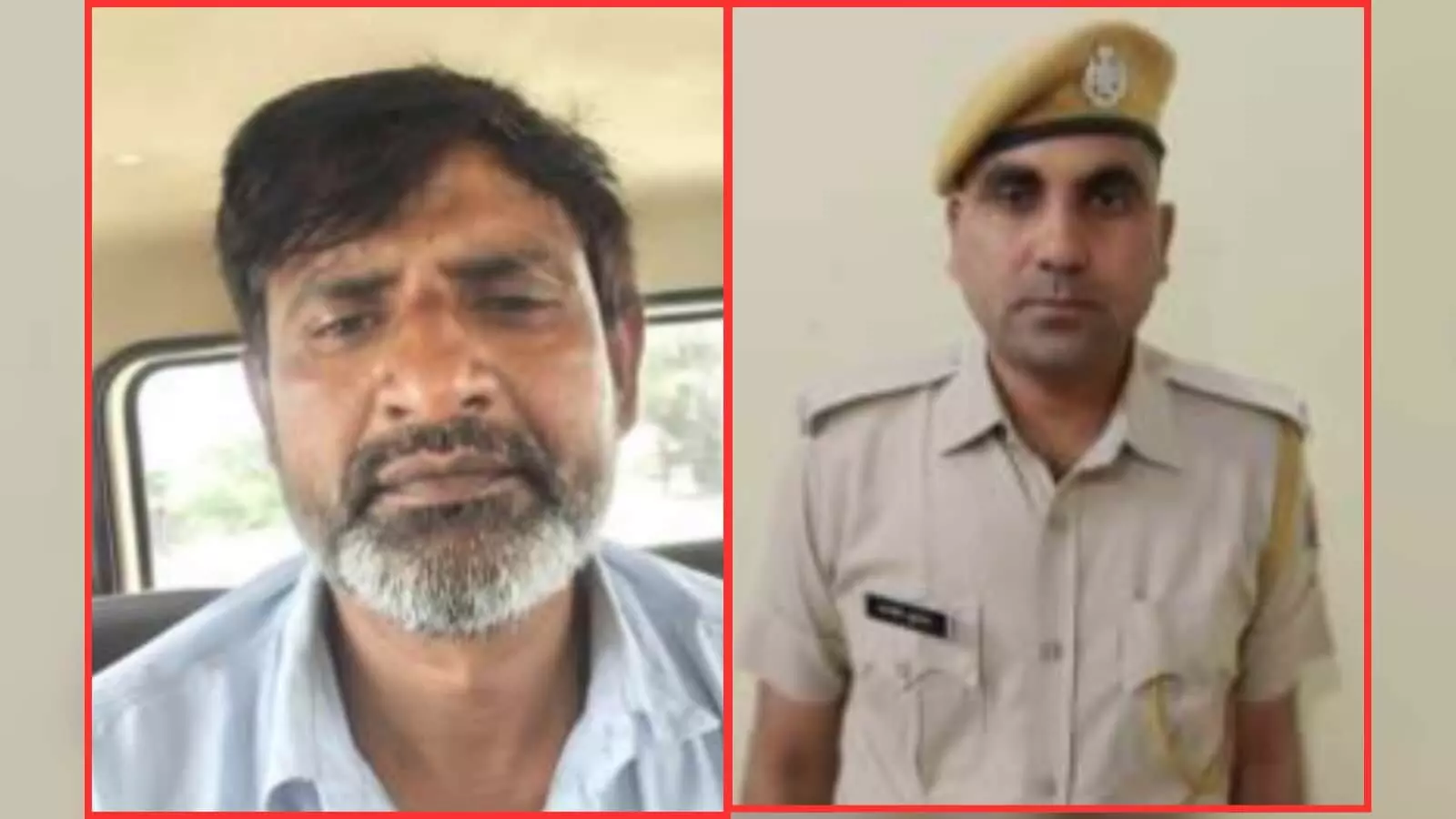 पिकअप चोरी का आरोपी हबीब और पुलिसकर्मी सवाई माधोपुर में गिरफ्तारी के बाद दिख रहे हैं। पिकअप चोरी का आरोपी हबीब और पुलिसकर्मी सवाई माधोपुर में गिरफ्तारी के बाद दिख रहे हैं।