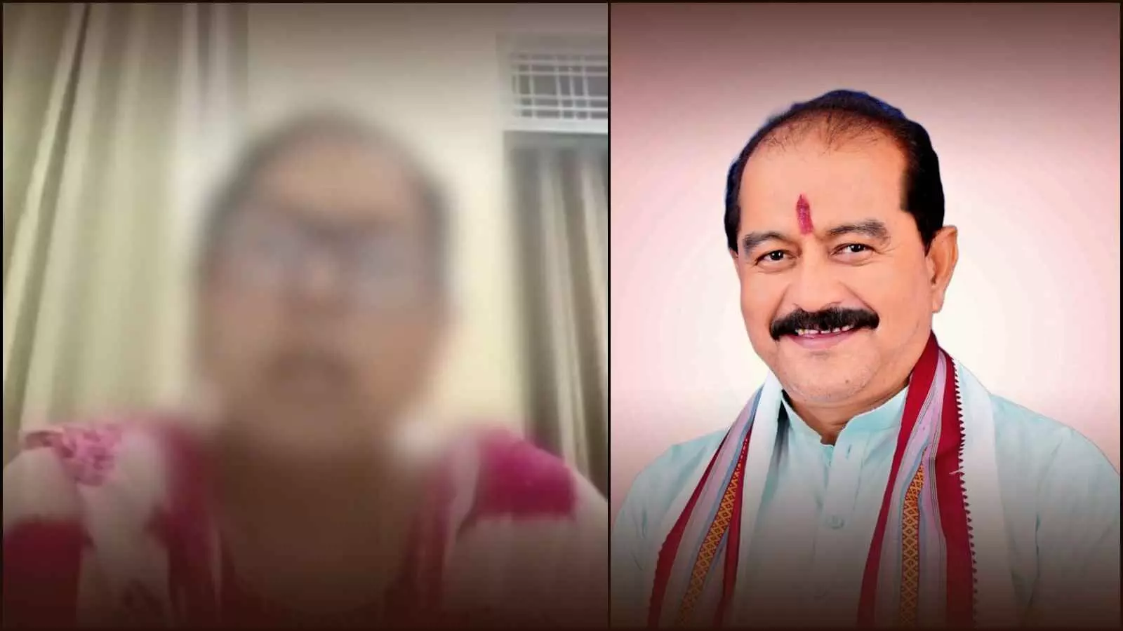 महोबा में भाजपा जिला अध्यक्ष मोहनलाल कुशवाहा और आरोप लगाने वाली पूर्व जिला मंत्री की फाइल फोटो