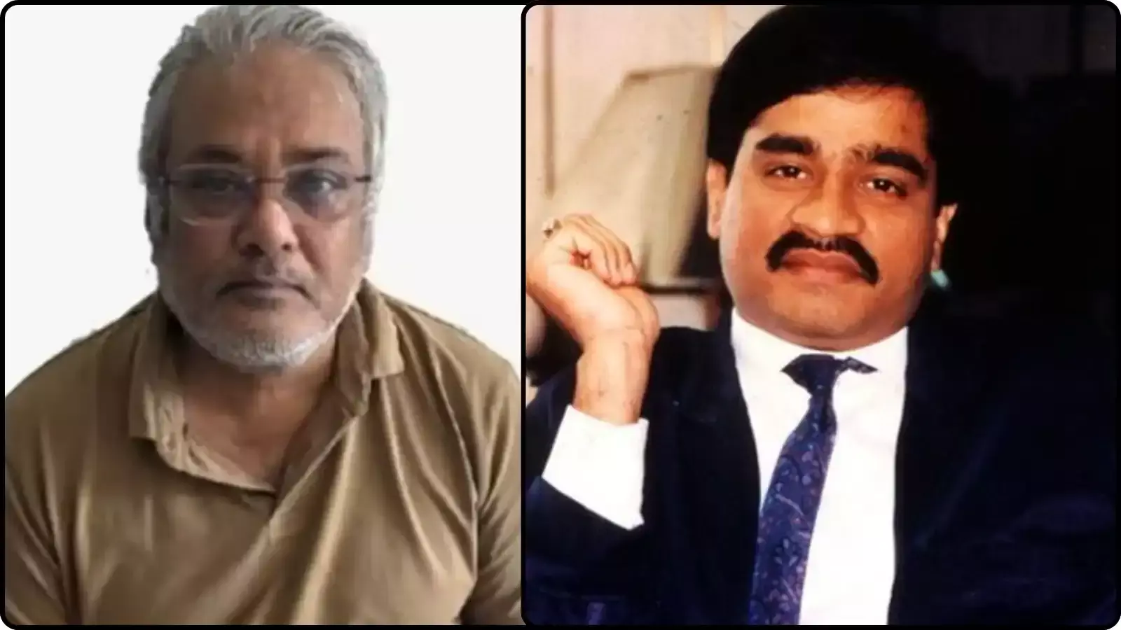 दाऊद इब्राहिम और उसके सहयोगी सलीम डोला की तस्वीरों वाला कोलाज जो प्रत्यर्पण के संदर्भ में है।