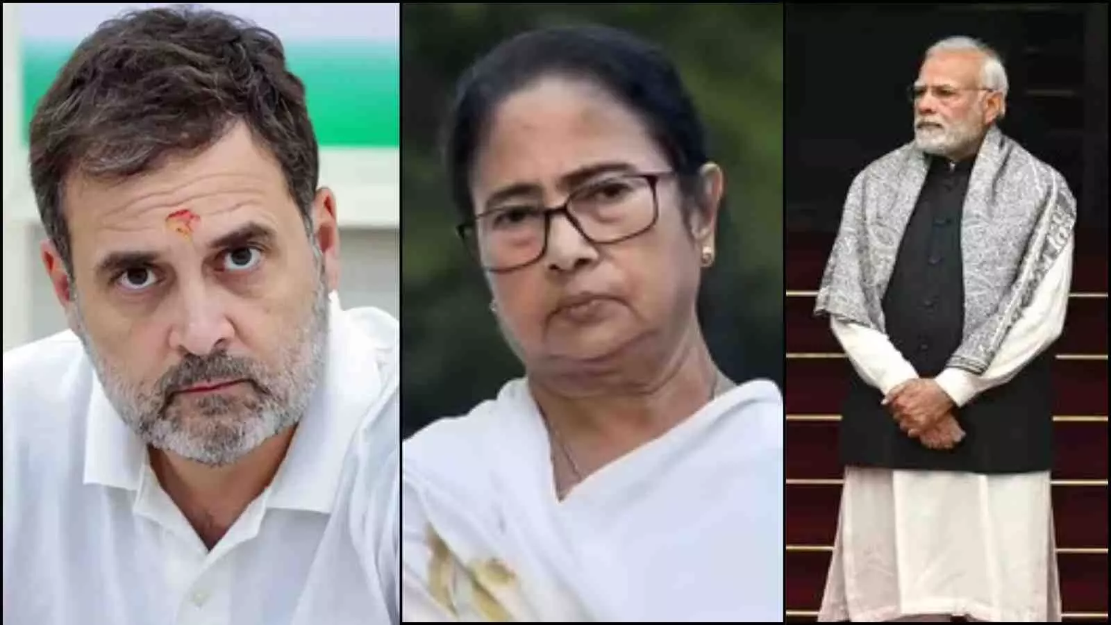 कोलाज में राहुल गांधी, ममता बनर्जी और नरेंद्र मोदी पश्चिम बंगाल चुनाव के संदर्भ में दिख रहे हैं। कोलाज में राहुल गांधी, ममता बनर्जी और नरेंद्र मोदी पश्चिम बंगाल चुनाव के संदर्भ में दिख रहे हैं।