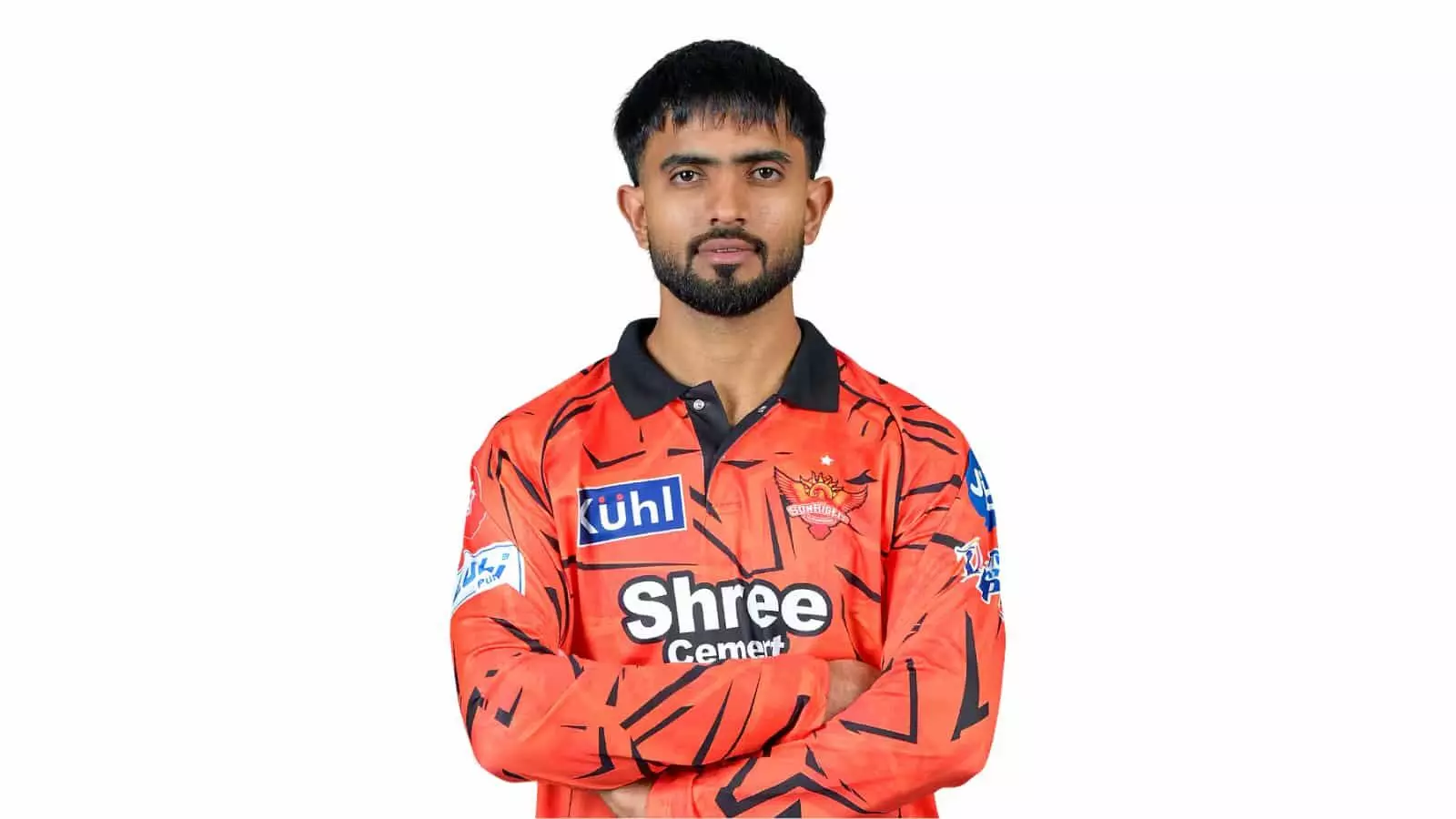सनराइजर्स हैदराबाद की नारंगी जर्सी पहने हुए पंजाब के विकेटकीपर बल्लेबाज़ सलिल अरोड़ा की तस्वीर। सनराइजर्स हैदराबाद की नारंगी जर्सी पहने हुए पंजाब के विकेटकीपर बल्लेबाज़ सलिल अरोड़ा की तस्वीर।