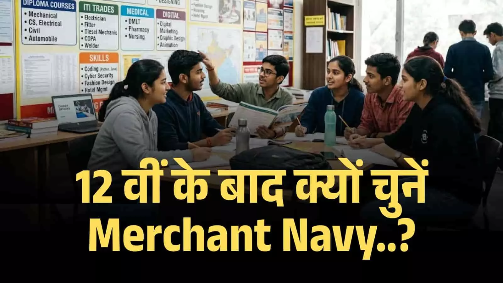 12 वीं के बाद क्यों चुनें Merchant Navy? हाई सैलरी और दुनिया घूमने का टशन! 12 वीं के बाद क्यों चुनें Merchant Navy? हाई सैलरी और दुनिया घूमने का टशन!