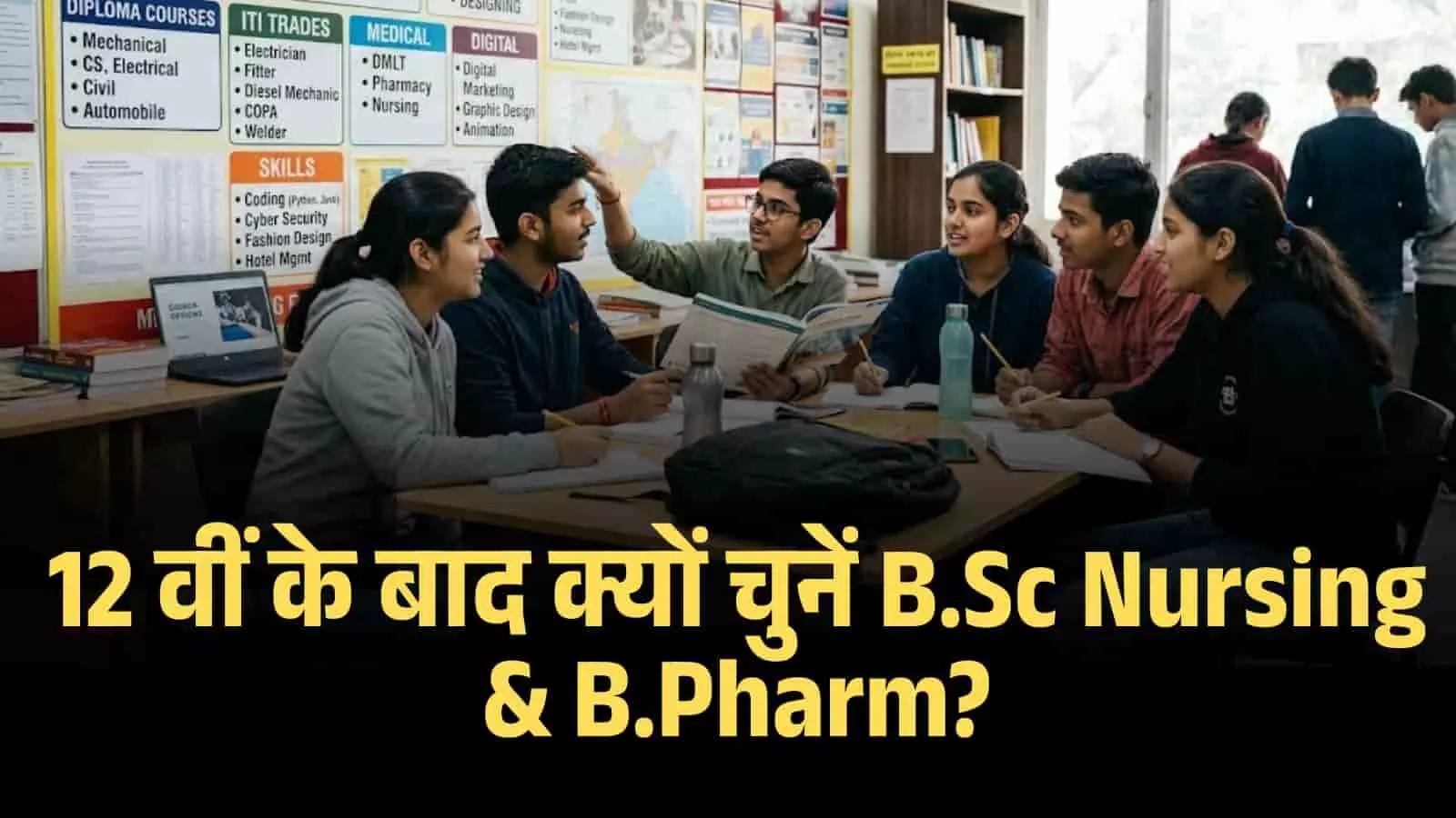 12 वीं के बाद क्यों चुनें B.Sc Nursing & B.Pharm? Secure Career + Respect = Perfect Combo!