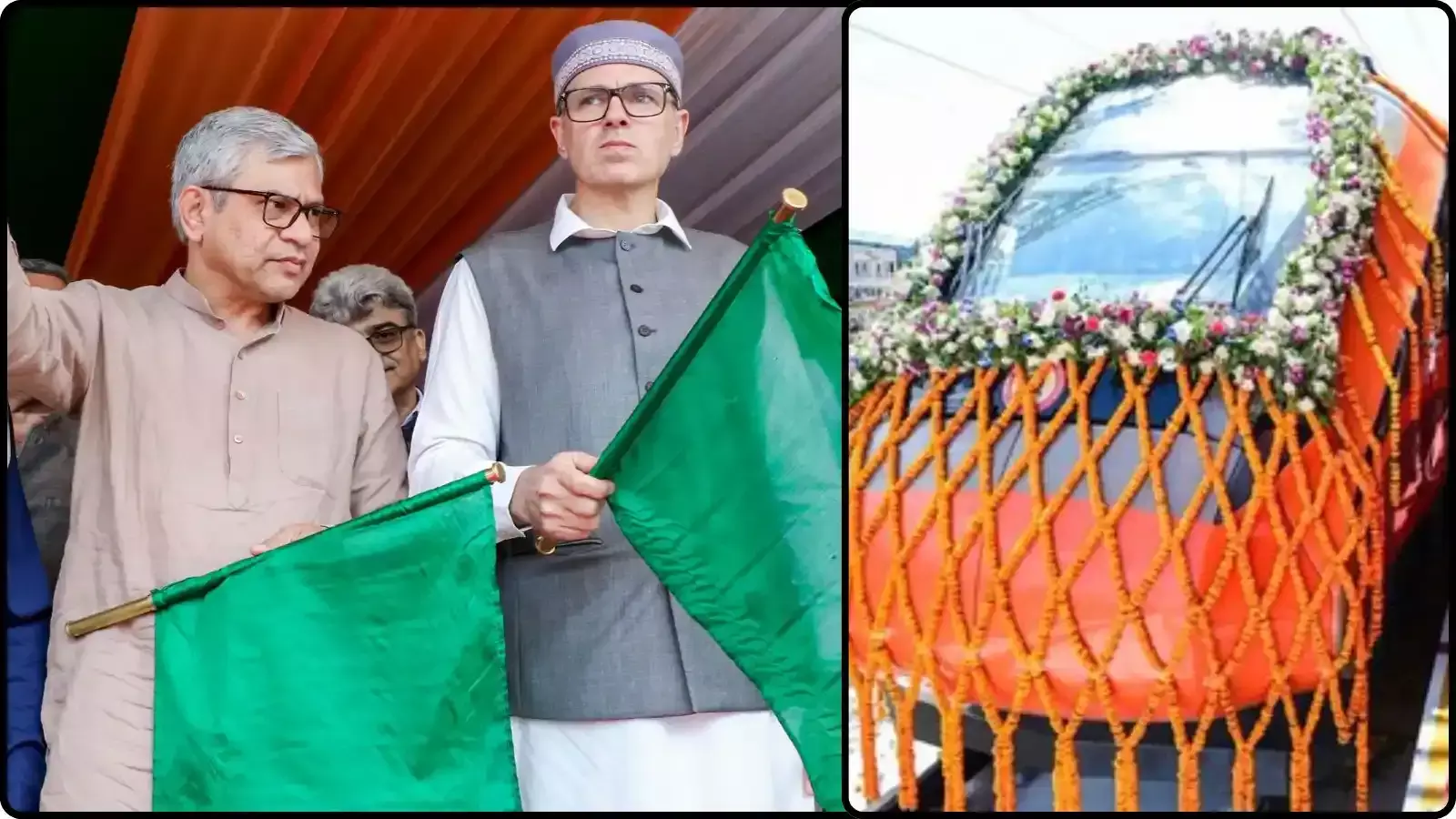 जम्मू से श्रीनगर अब 5 घंटे में ; कश्मीर के लिए लॉन्च हुई पहली वंदे भारत ट्रेन जम्मू से श्रीनगर अब 5 घंटे में ; कश्मीर के लिए लॉन्च हुई पहली वंदे भारत ट्रेन