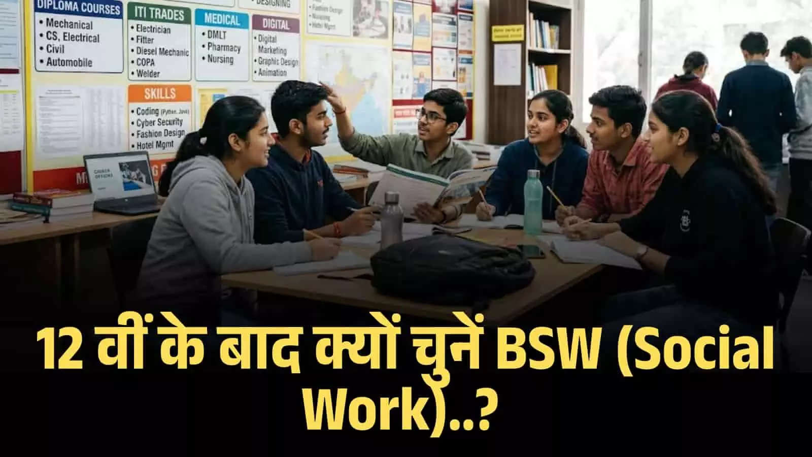 12 वीं के बाद क्यों चुनें BSW (Social Work)? Passion को Powerful Career में बदलने का मौका