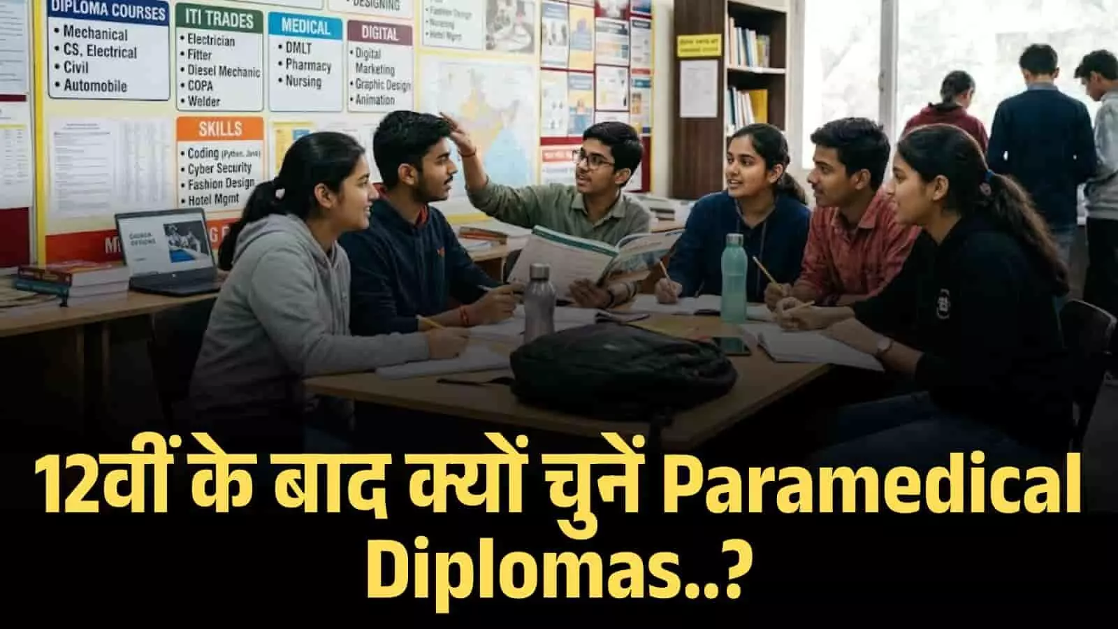 12वीं के बाद क्यों चुनें Paramedical Diplomas? हेल्थकेयर में जल्दी जॉब पाने का स्मार्ट रास्ता! 12वीं के बाद क्यों चुनें Paramedical Diplomas? हेल्थकेयर में जल्दी जॉब पाने का स्मार्ट रास्ता!