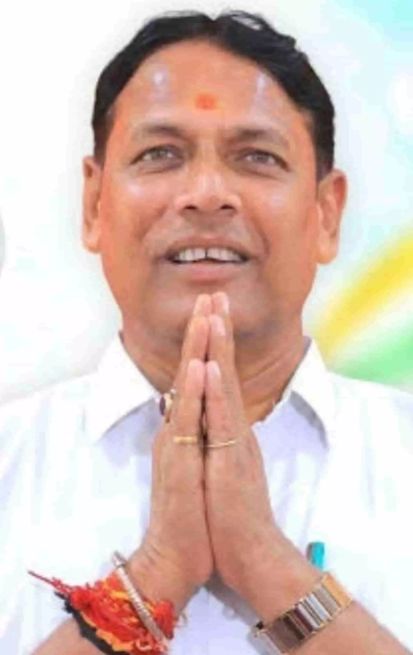 हाथ जोड़े हुए अन्ता विधायक प्रमोद जैन भाया जनसुनवाई कार्यक्रम के संदर्भ में। हाथ जोड़े हुए अन्ता विधायक प्रमोद जैन भाया जनसुनवाई कार्यक्रम के संदर्भ में।