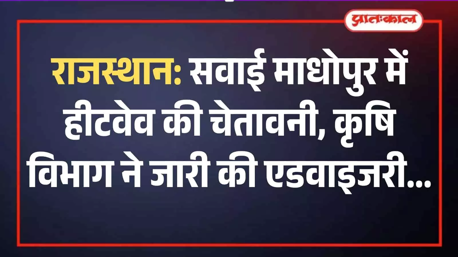 सवाई माधोपुर के खेत में एक किसान फसल की सिंचाई कर रहा है ताकि गर्मी से बचाव हो सके।