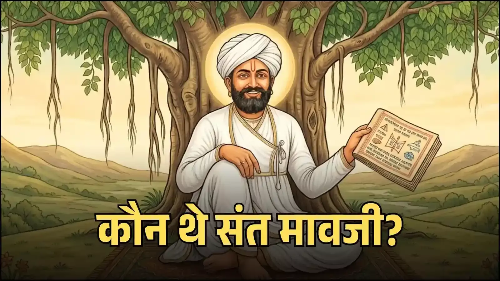 त्रिवेणी संगम बेणेश्वर धाम में स्थित संत मावजी का मंदिर और उनकी तपोभूमि का दृश्य।