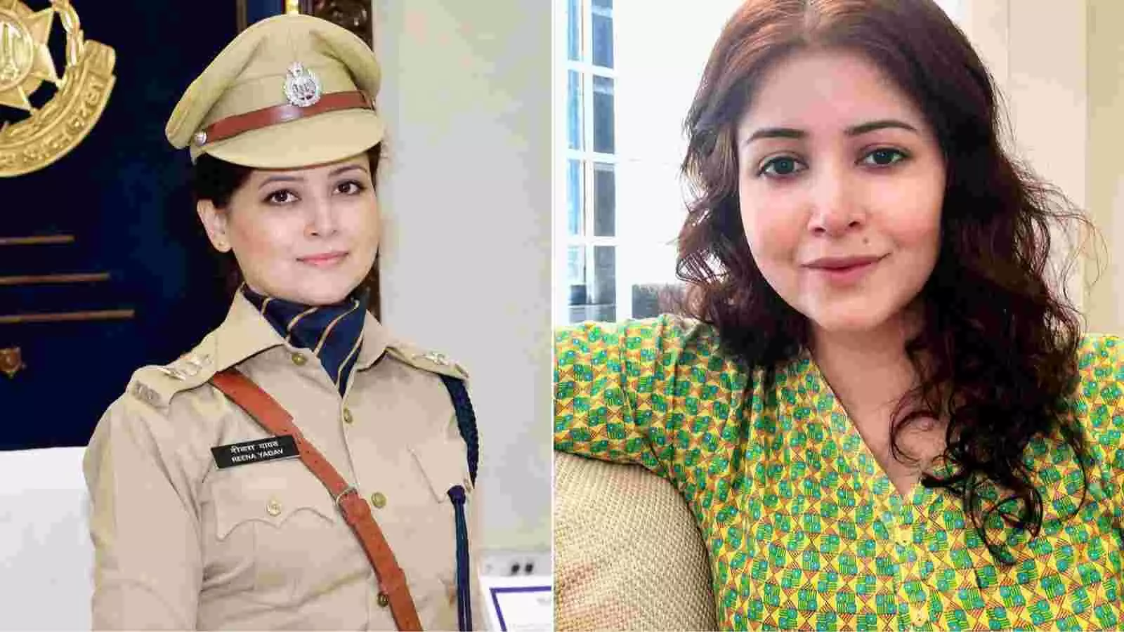 पुलिस की वर्दी पहने हुए आईपीएस अधिकारी सिमाला प्रसाद और उनके साथ उनकी एक अन्य तस्वीर। पुलिस की वर्दी पहने हुए आईपीएस अधिकारी सिमाला प्रसाद और उनके साथ उनकी एक अन्य तस्वीर।