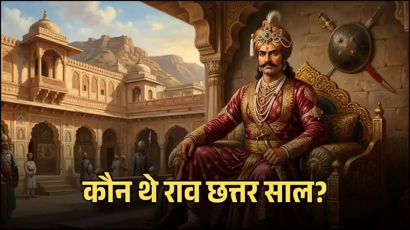 बूंदी के ऐतिहासिक तारागढ़ किले का दृश्य जहां हाड़ा चौहान शासक राव छत्तर साल ने शासन किया था।