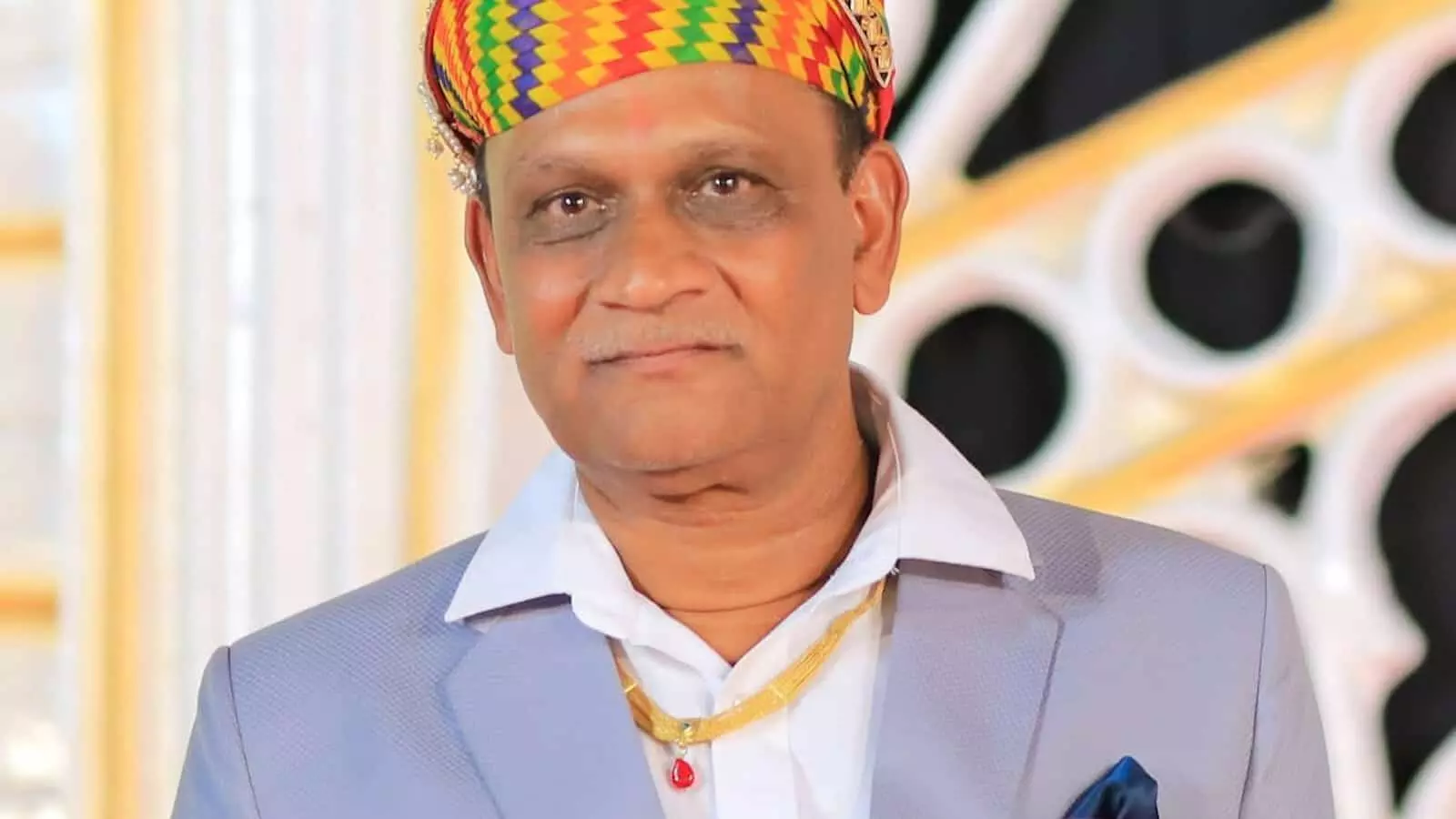 सकल जैन संघ कानोड़ के नवनियुक्त अध्यक्ष सुरेश चन्द्र दक की क्लोजअप तस्वीर। सकल जैन संघ कानोड़ के नवनियुक्त अध्यक्ष सुरेश चन्द्र दक की क्लोजअप तस्वीर।