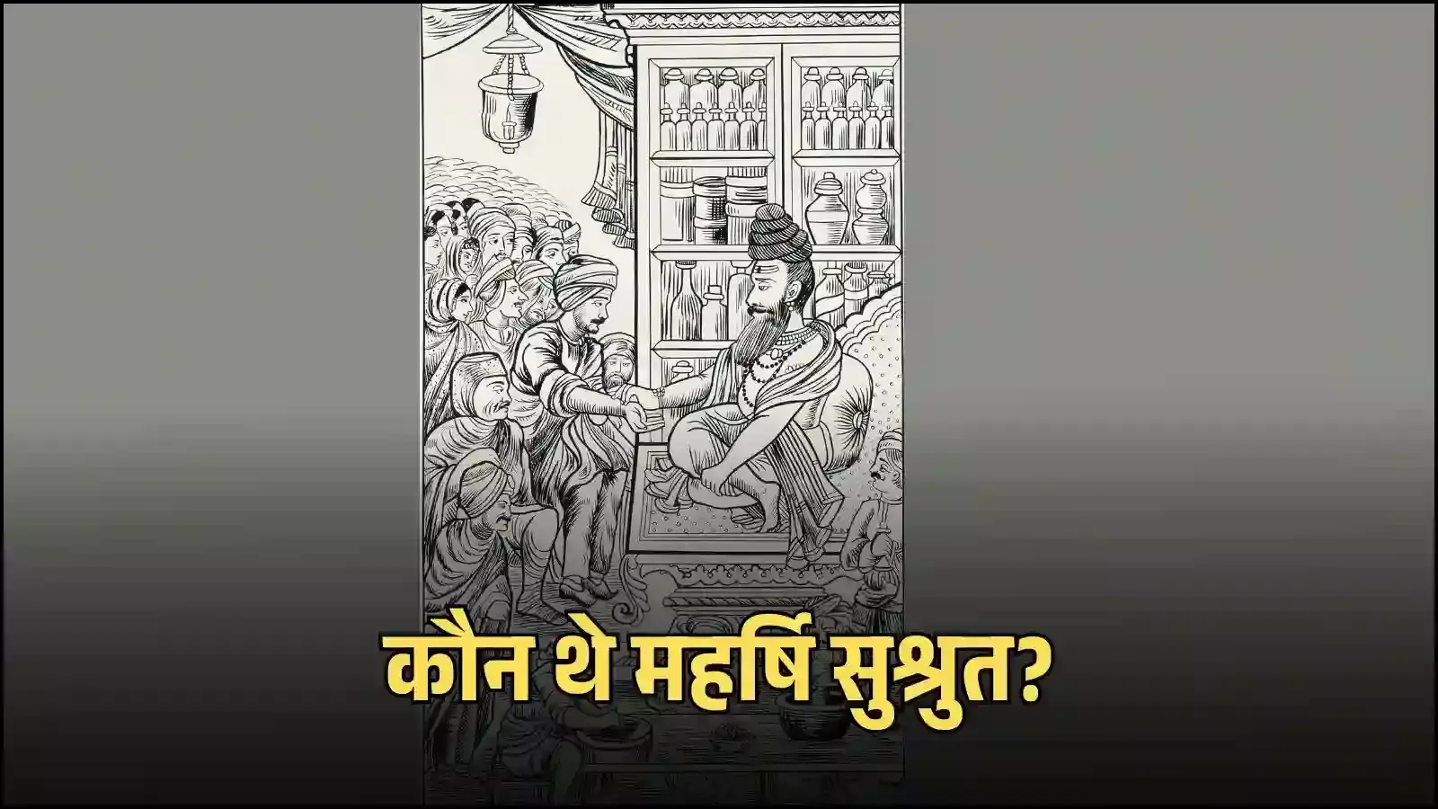 प्राचीन भारतीय शल्य चिकित्सक महर्षि सुश्रुत की प्रतिमा जो उनके ऐतिहासिक चिकित्सा योगदान को दर्शाती है। प्राचीन भारतीय शल्य चिकित्सक महर्षि सुश्रुत की प्रतिमा जो उनके ऐतिहासिक चिकित्सा योगदान को दर्शाती है।