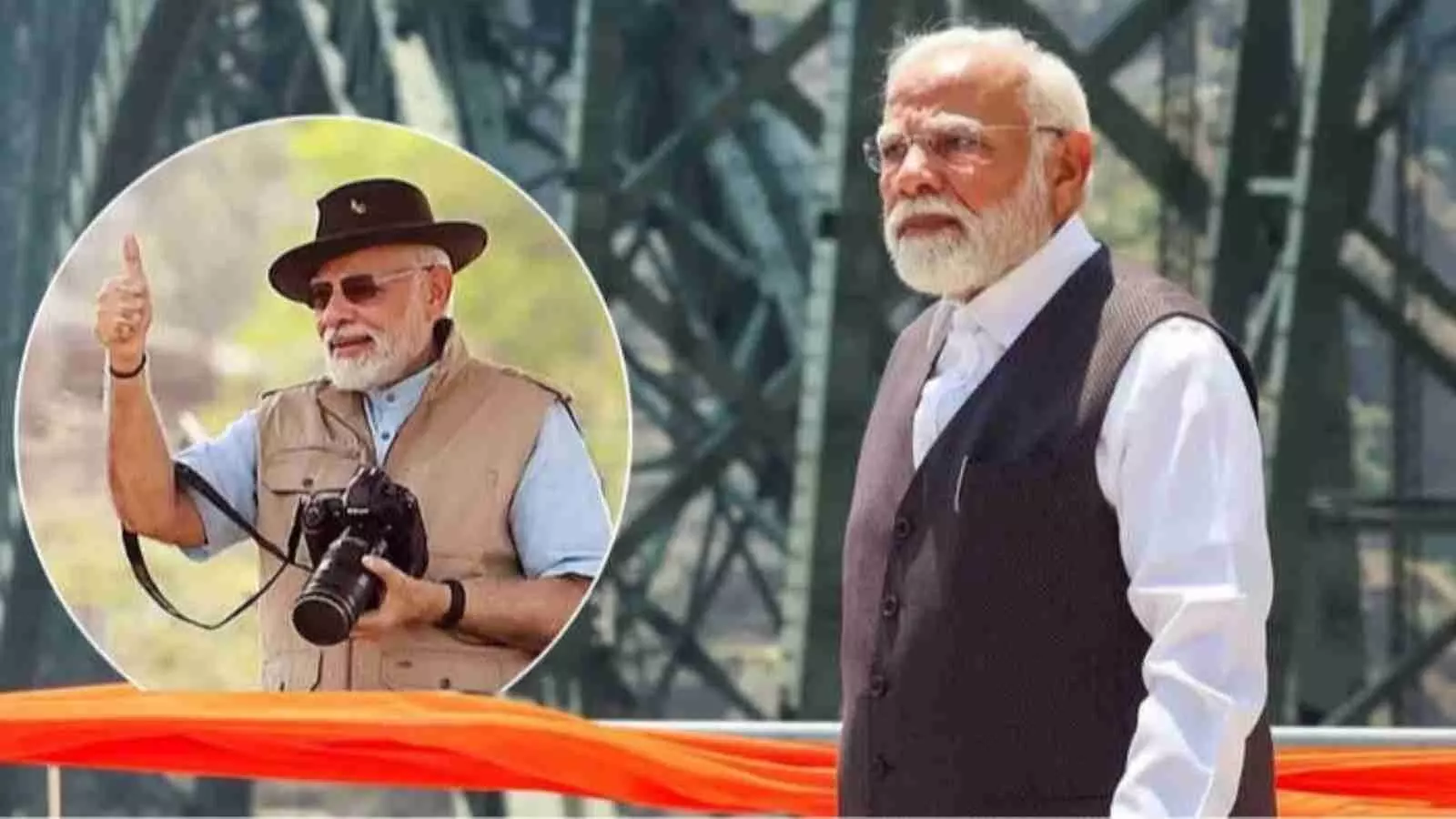 प्रधानमंत्री नरेंद्र मोदी औपचारिक परिधान में खड़े होकर भविष्य की रणनीतिक साझेदारी की ओर संकेत कर रहे हैं। प्रधानमंत्री नरेंद्र मोदी औपचारिक परिधान में खड़े होकर भविष्य की रणनीतिक साझेदारी की ओर संकेत कर रहे हैं।