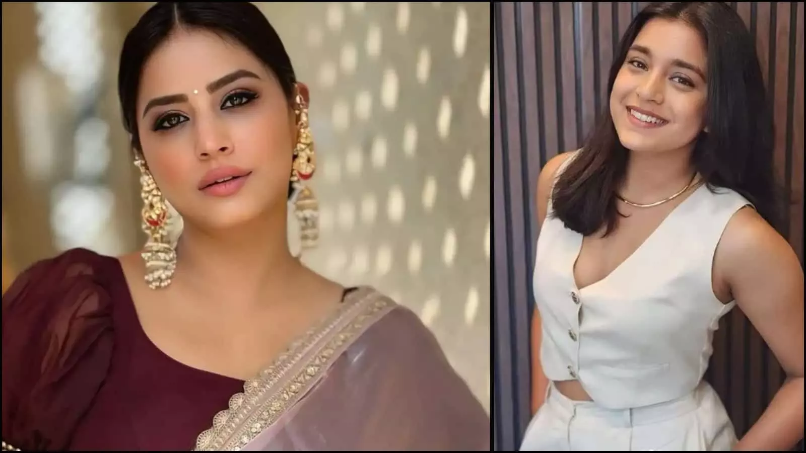 सोनी सब के धारावाहिक इत्ती सी खुशी की मुख्य अभिनेत्रियां भूमिका गुरुंग और सुम्बुल तौकीर खान सेट पर मुस्कुराती हुई। सोनी सब के धारावाहिक इत्ती सी खुशी की मुख्य अभिनेत्रियां भूमिका गुरुंग और सुम्बुल तौकीर खान सेट पर मुस्कुराती हुई।
