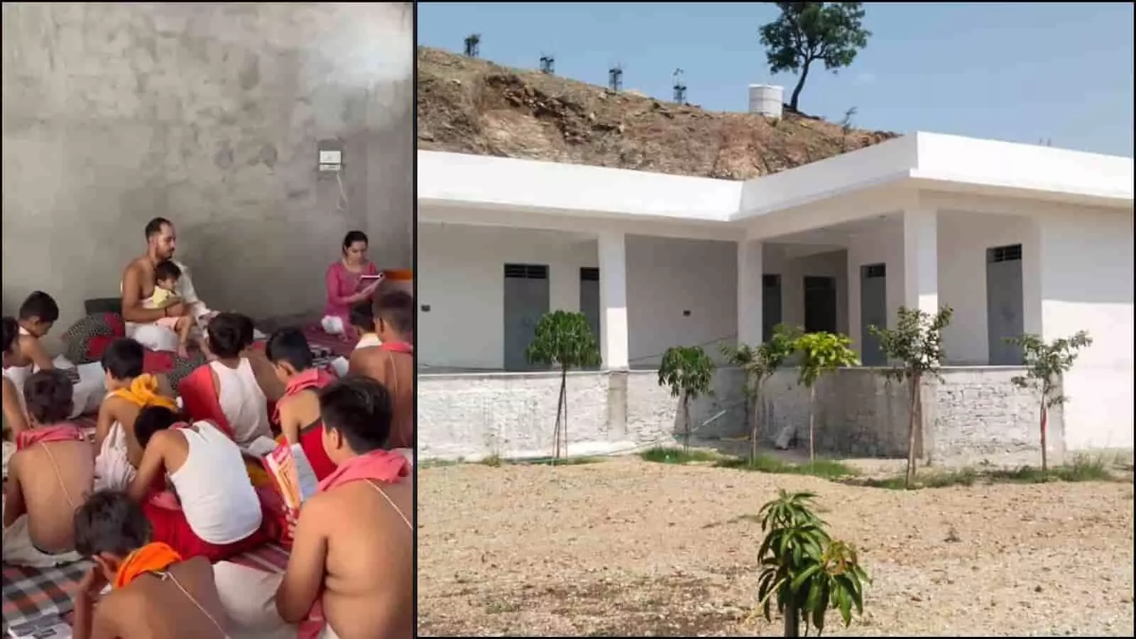 राजसमन्द के कसार गांव में गुरुकुल पद्धति से चटाई पर बैठकर धार्मिक पुस्तकों का अध्ययन करते हुए ब्राह्मण बटुक और उन्हें पढ़ाते शिक्षक। राजसमन्द के कसार गांव में गुरुकुल पद्धति से चटाई पर बैठकर धार्मिक पुस्तकों का अध्ययन करते हुए ब्राह्मण बटुक और उन्हें पढ़ाते शिक्षक।