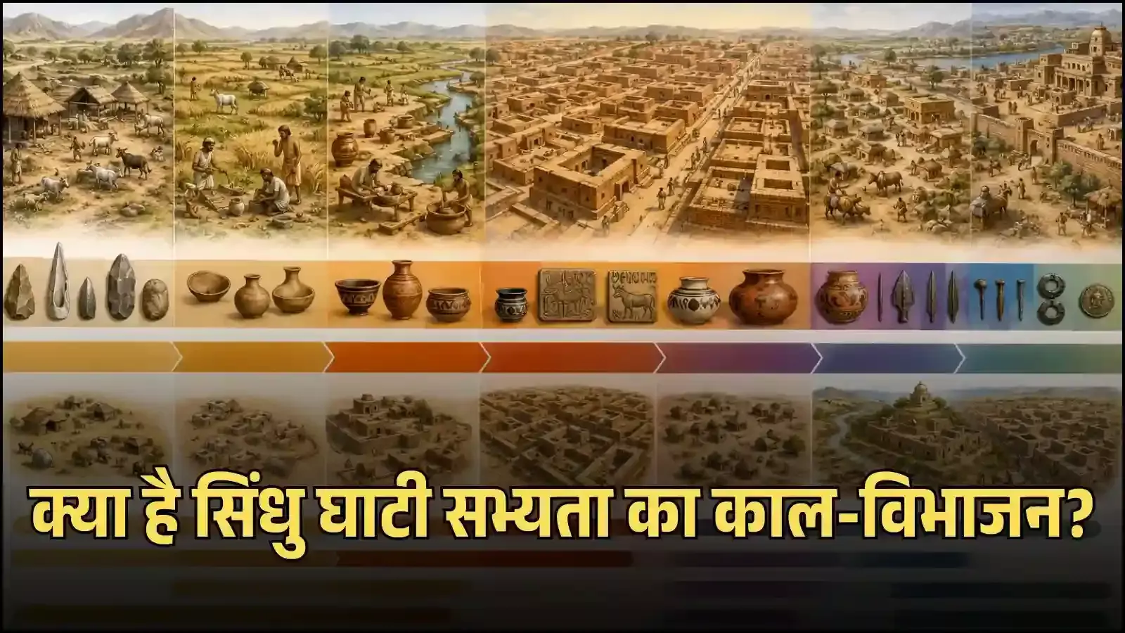पुरातत्वविद् प्राचीन सिंधु घाटी सभ्यता के विभिन्न ऐतिहासिक चरणों का अध्ययन कर रहे हैं। पुरातत्वविद् प्राचीन सिंधु घाटी सभ्यता के विभिन्न ऐतिहासिक चरणों का अध्ययन कर रहे हैं।