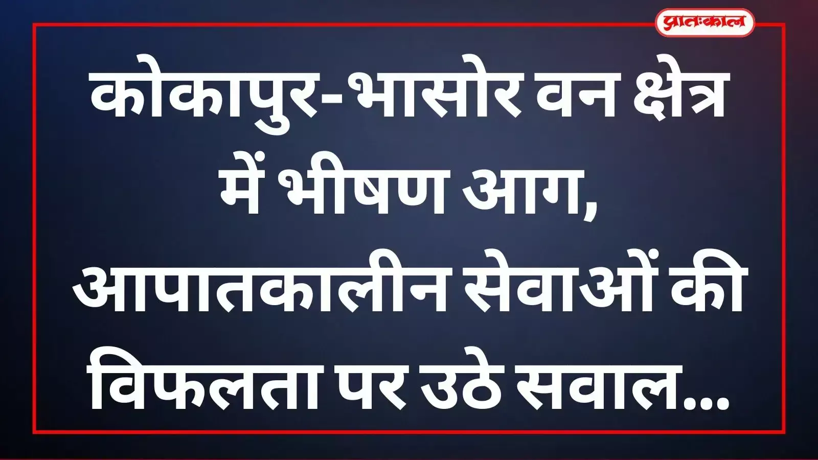सागवाड़ा के आंतरी रेंज में कोकापुर-भासोर के जंगलों में लगी आग के दौरान घटनास्थल की स्थिति। सागवाड़ा के आंतरी रेंज में कोकापुर-भासोर के जंगलों में लगी आग के दौरान घटनास्थल की स्थिति।