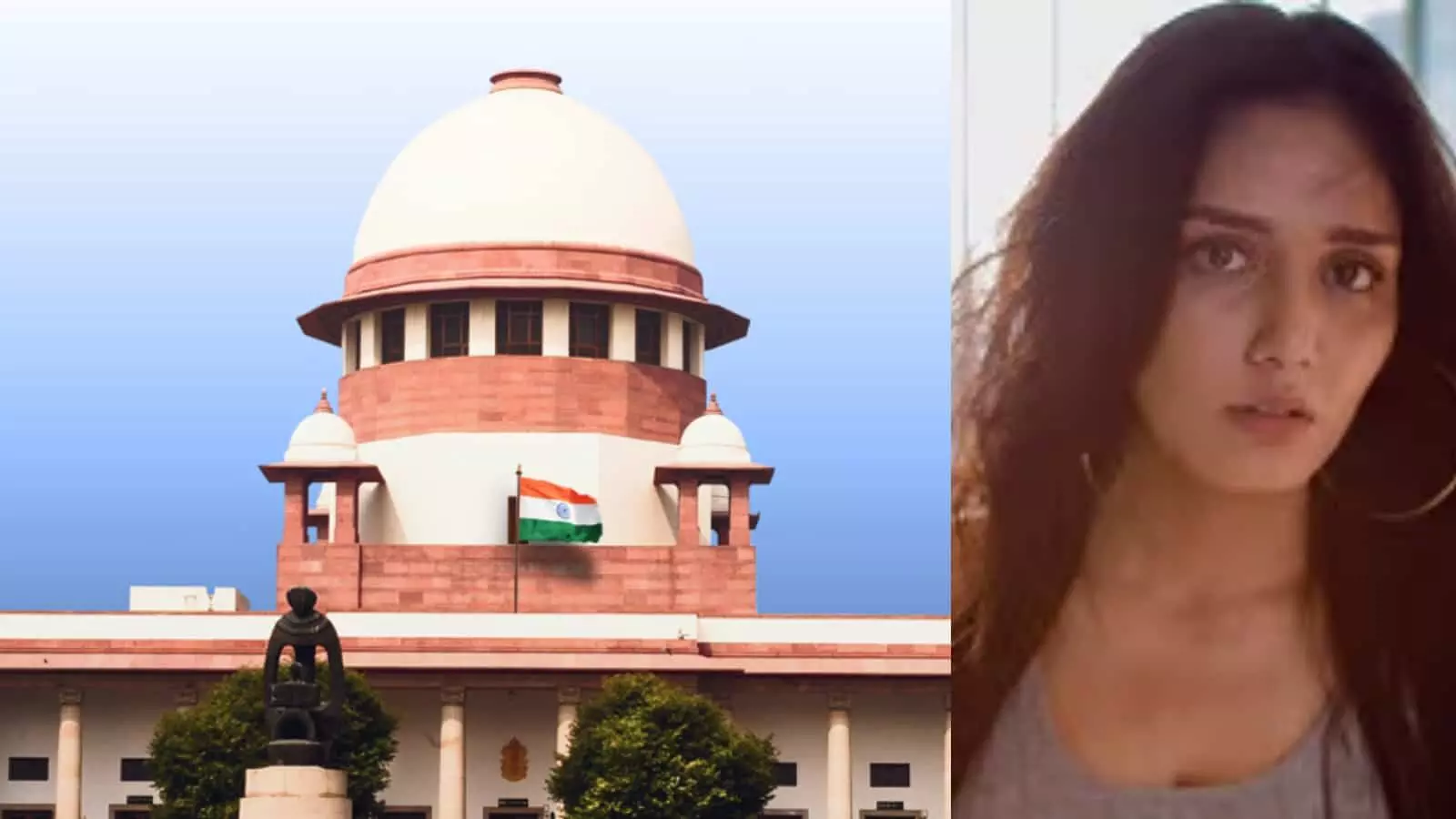 सुप्रीम कोर्ट भवन और ट्विशा शर्मा का चित्र, मामले की जांच और मीडिया रिपोर्टिंग पर सुनवाई के दौरान। सुप्रीम कोर्ट भवन और ट्विशा शर्मा का चित्र, मामले की जांच और मीडिया रिपोर्टिंग पर सुनवाई के दौरान।