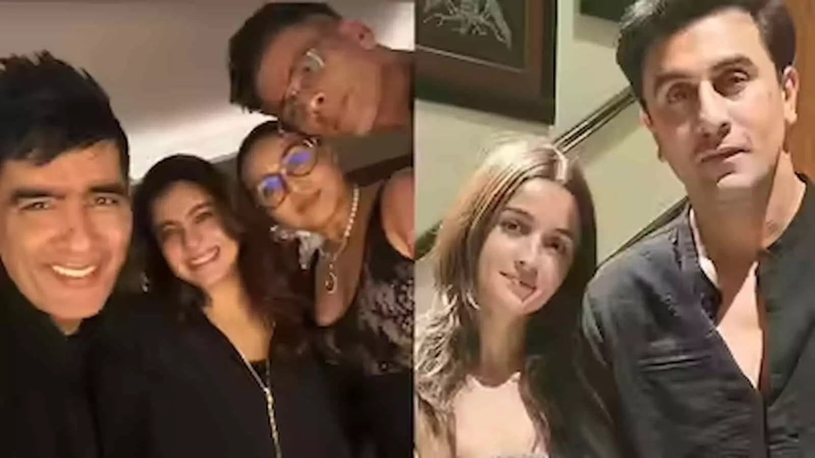 पार्टी में करण जौहर के साथ काजोल और अन्य कलाकार शामिल हुए हैं। पार्टी में करण जौहर के साथ काजोल और अन्य कलाकार शामिल हुए हैं।