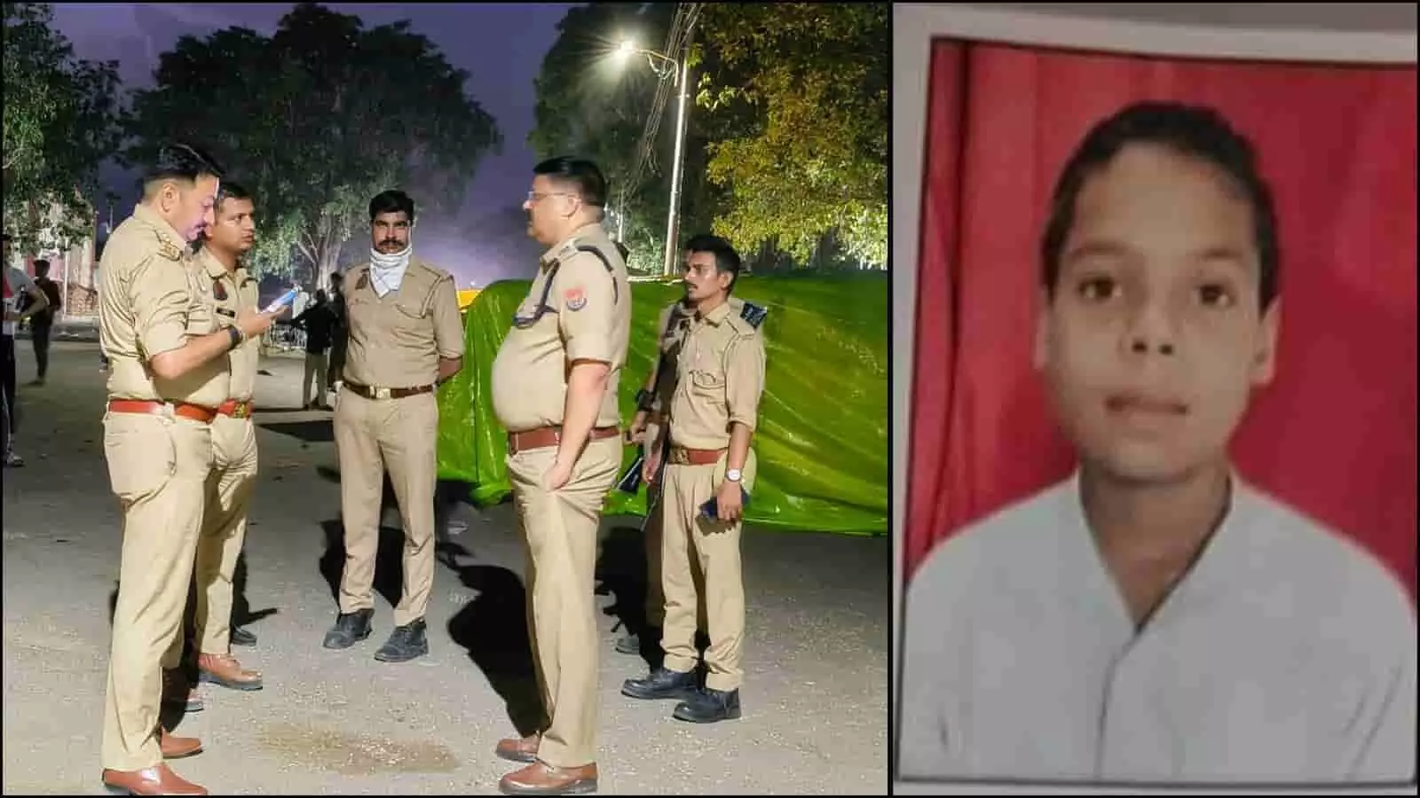 गल्ला मंडी में पुलिस अधिकारी और लापता किशोर प्रेम वर्मा की फोटो मौजूद है। गल्ला मंडी में पुलिस अधिकारी और लापता किशोर प्रेम वर्मा की फोटो मौजूद है।