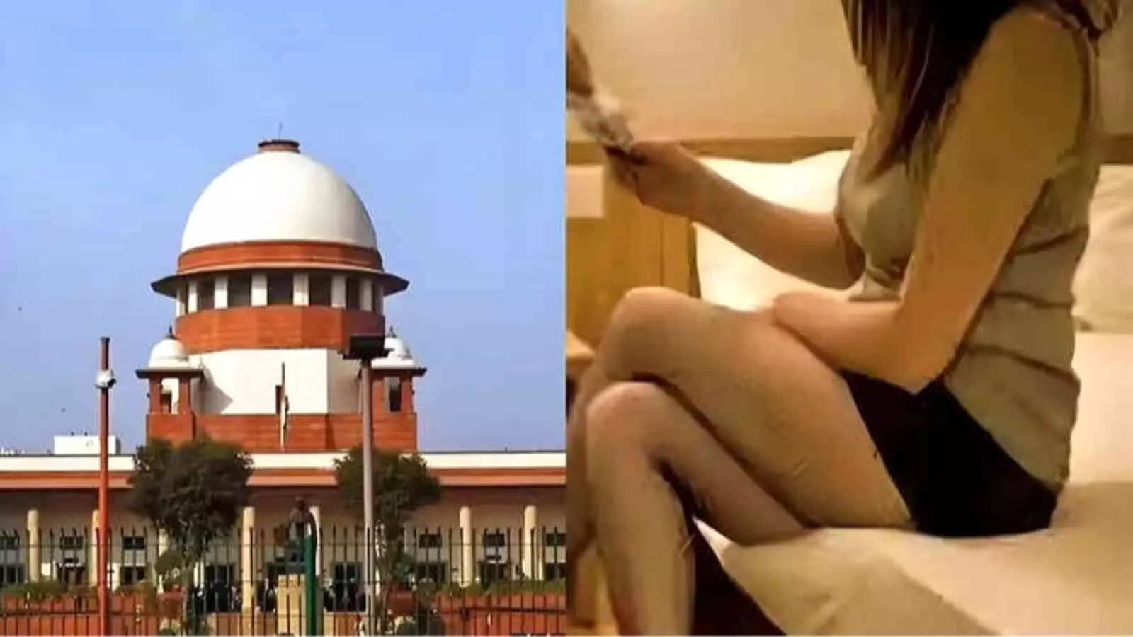 सुप्रीम कोर्ट भवन और एक महिला की सांकेतिक तस्वीर वेश्यावृत्ति कानून पर आए फैसले के संदर्भ में दिख रही है। सुप्रीम कोर्ट भवन और एक महिला की सांकेतिक तस्वीर वेश्यावृत्ति कानून पर आए फैसले के संदर्भ में दिख रही है।