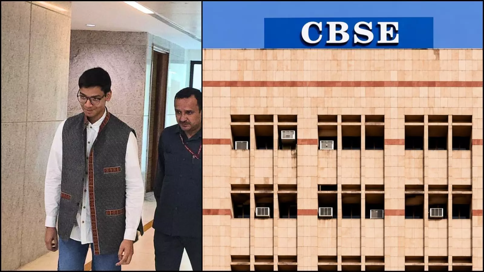 गलियारे में चलते दो व्यक्ति और सीबीएसई भवन का ग्राफिक मूल्यांकन कमियों के संदर्भ में गलियारे में चलते दो व्यक्ति और सीबीएसई भवन का ग्राफिक मूल्यांकन कमियों के संदर्भ में