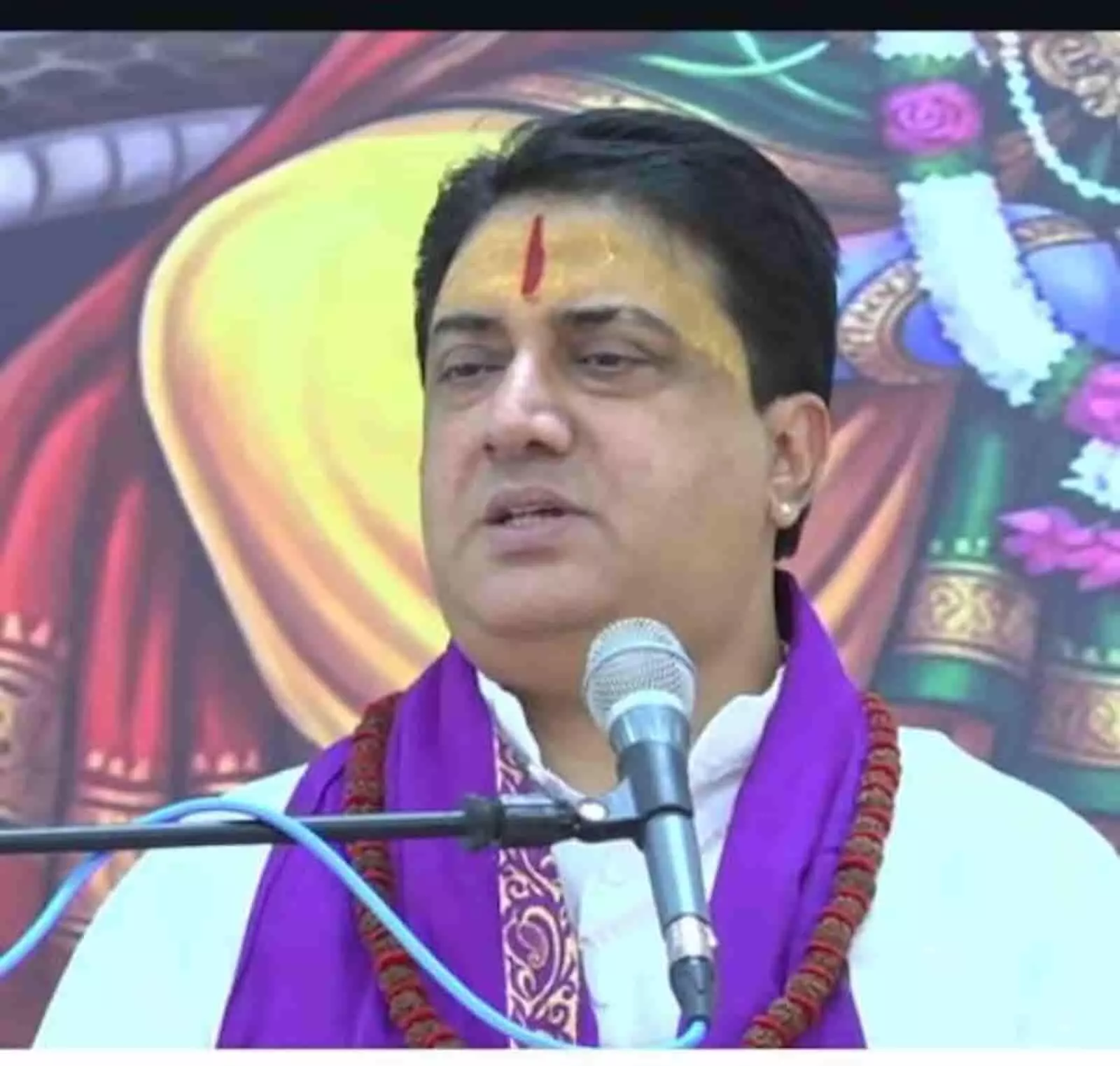 स्वामी अशोकानंद जी महाराज भीलवाड़ा में श्रीमद्भागवत कथा के दौरान प्रवचन देते हुए। स्वामी अशोकानंद जी महाराज भीलवाड़ा में श्रीमद्भागवत कथा के दौरान प्रवचन देते हुए।