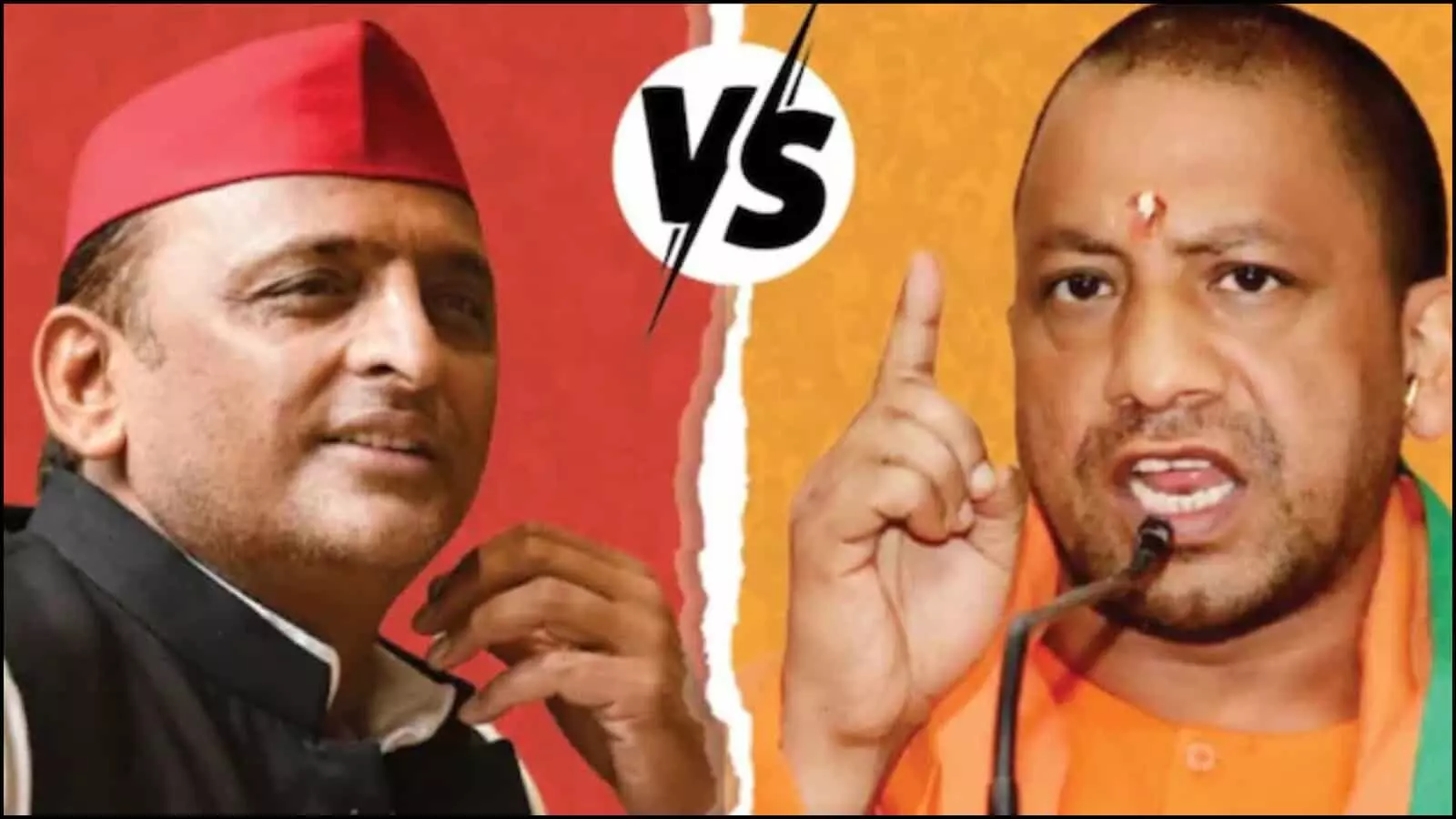 कोलाज चित्र में बाईं ओर अखिलेश यादव और दाईं ओर योगी आदित्यनाथ राजनीतिक चर्चा के संदर्भ में दिख रहे हैं।