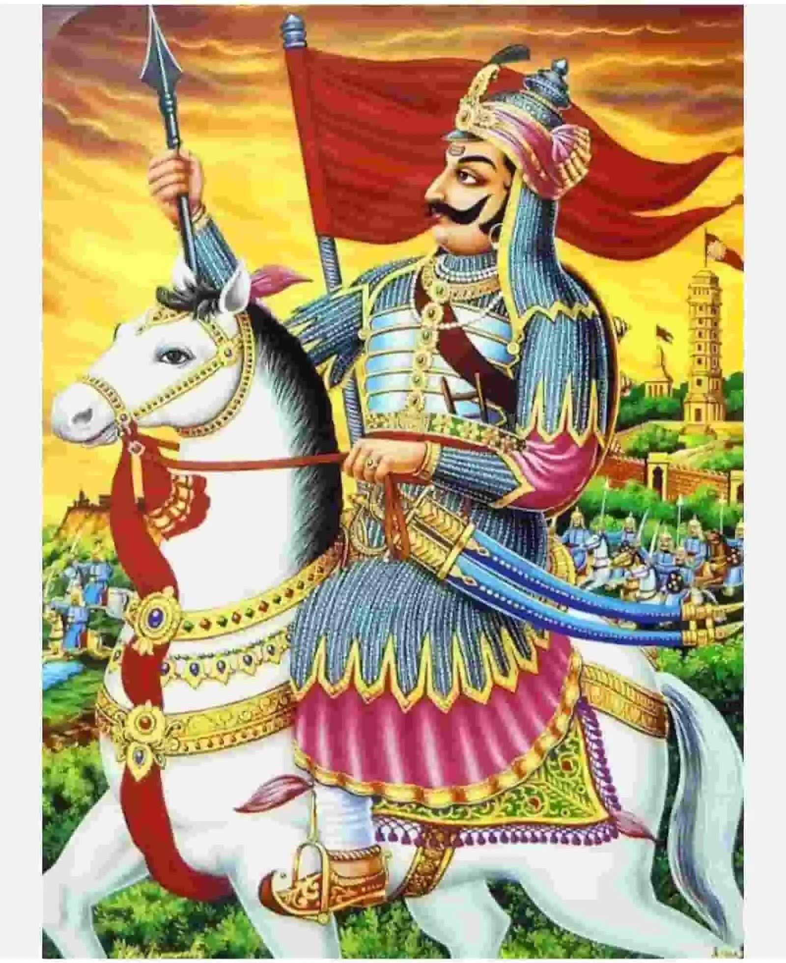 तस्वीर में महाराणा प्रताप घोड़े पर सवार हैं, जिन्हें बारां में जयंती पर याद किया जा रहा है। तस्वीर में महाराणा प्रताप घोड़े पर सवार हैं, जिन्हें बारां में जयंती पर याद किया जा रहा है।