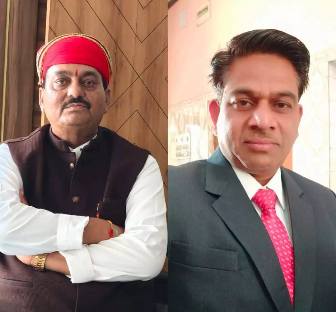 अखिल भारतवर्षीय दिगंबर जैन युवा परिषद की नई प्रदेश कार्यकारिणी में नियुक्त अशोक पटवा और धर्मेंद्र कुमार जैन। अखिल भारतवर्षीय दिगंबर जैन युवा परिषद की नई प्रदेश कार्यकारिणी में नियुक्त अशोक पटवा और धर्मेंद्र कुमार जैन।