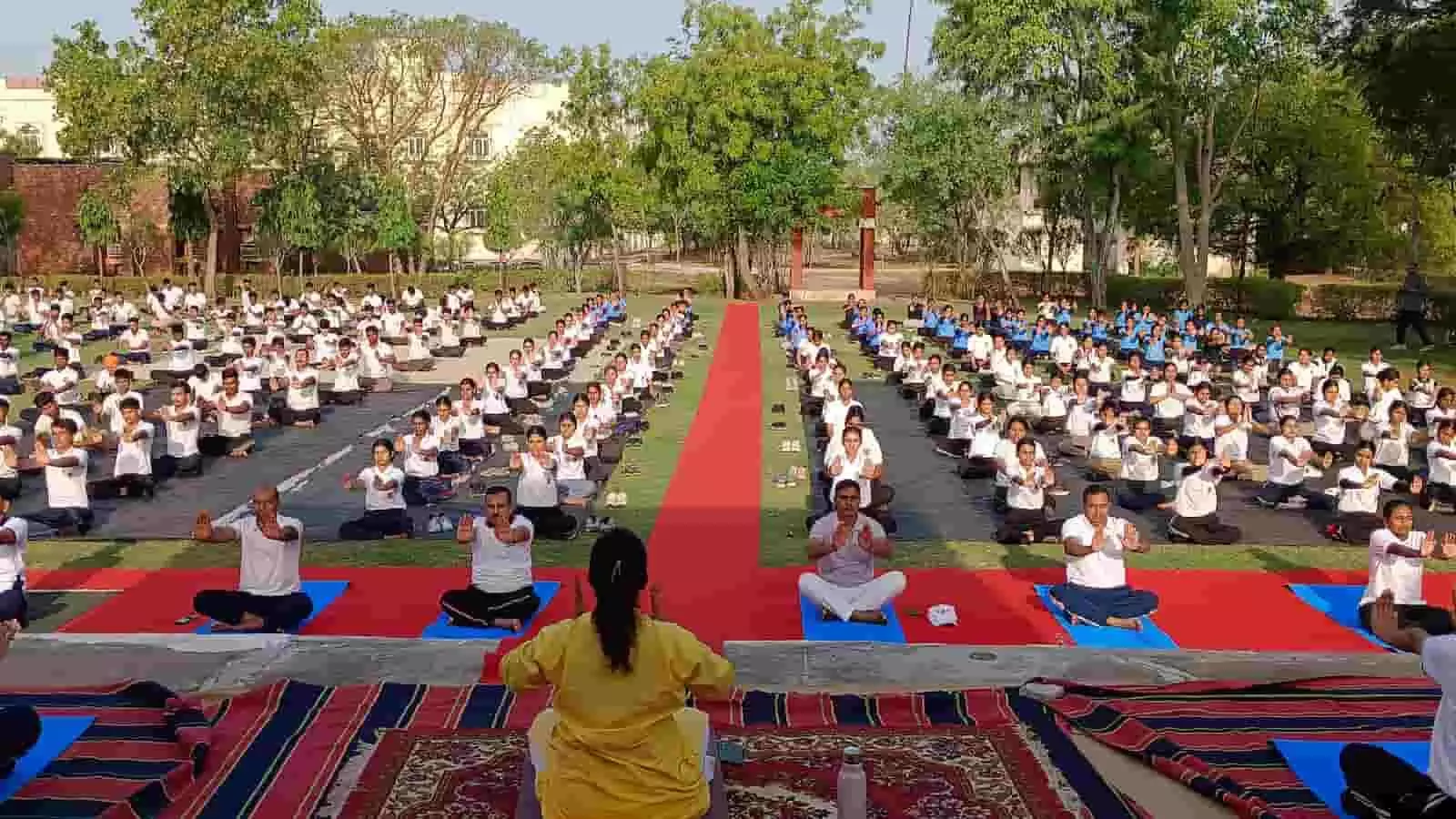 एनसीसी कैडेट्स आरटीयू कोटा में सीएटीसी शिविर के दौरान कमांडो प्रशिक्षण अभ्यास करते हुए। एनसीसी कैडेट्स आरटीयू कोटा में सीएटीसी शिविर के दौरान कमांडो प्रशिक्षण अभ्यास करते हुए।