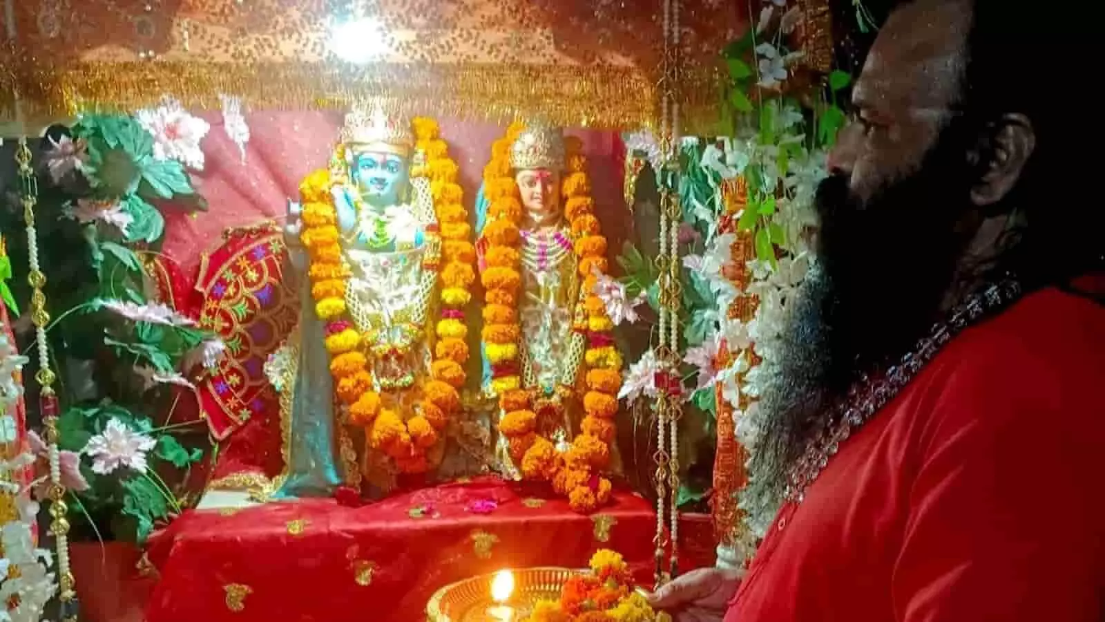 पुरुषोत्तम मास: श्री रूद्राणी महाकालिका शक्तिपीठ में कृष्णमय हुआ वातावरण, विशेष श्रृंगार देख मंत्रमुग्ध हुए भक्त पुरुषोत्तम मास: श्री रूद्राणी महाकालिका शक्तिपीठ में कृष्णमय हुआ वातावरण, विशेष श्रृंगार देख मंत्रमुग्ध हुए भक्त