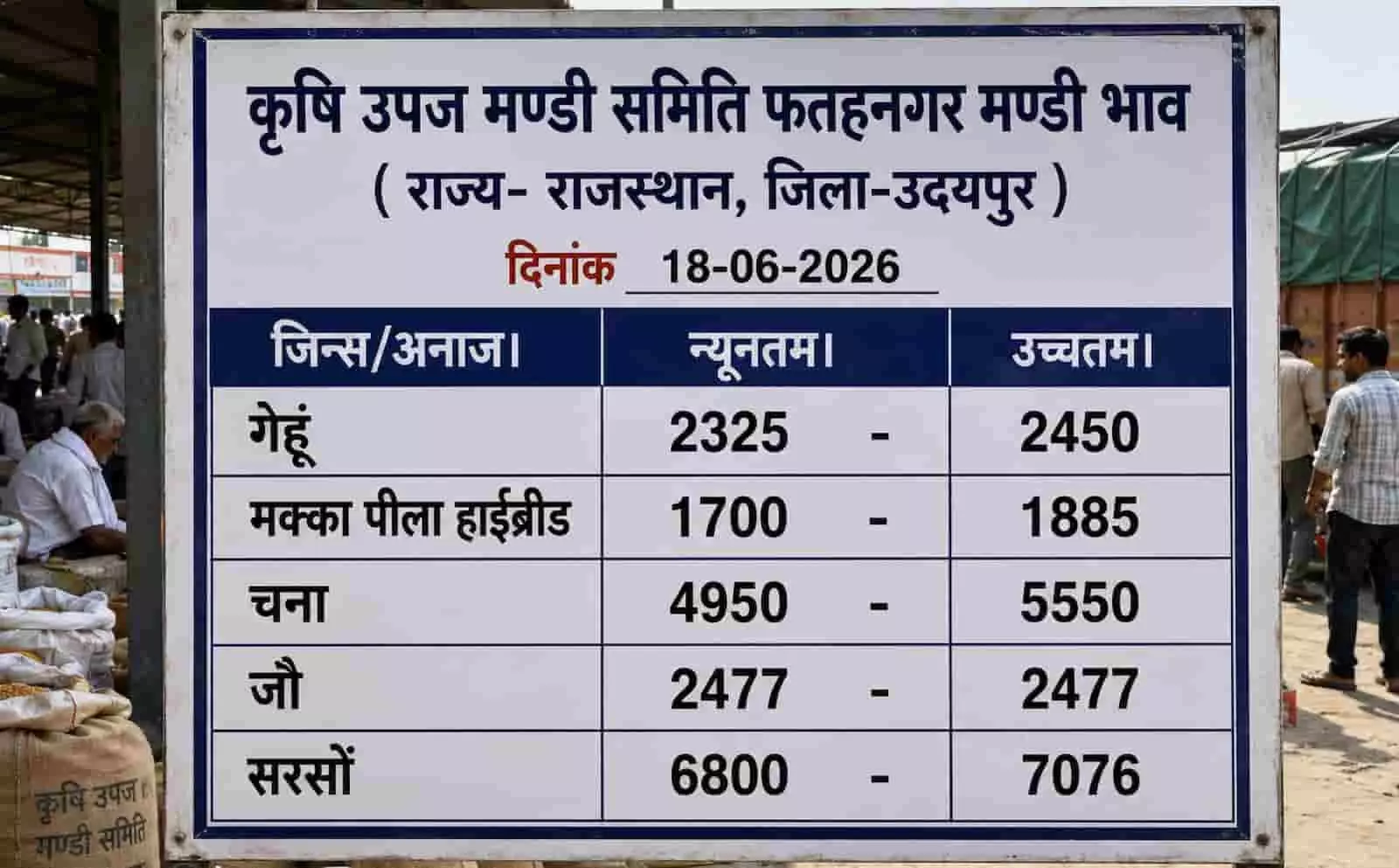फतहनगर कृषि उपज मण्डी: फसलों की कीमतों में दिखा उतार-चढ़ाव, सरसों के भाव में रही तेजी