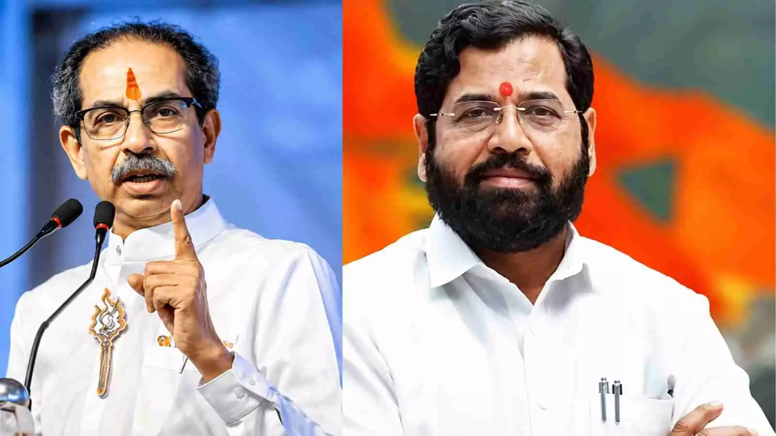 उद्धव ठाकरे और एकनाथ शिंदे महाराष्ट्र की राजनीति के बदलते समीकरणों के संदर्भ में। उद्धव ठाकरे और एकनाथ शिंदे महाराष्ट्र की राजनीति के बदलते समीकरणों के संदर्भ में।