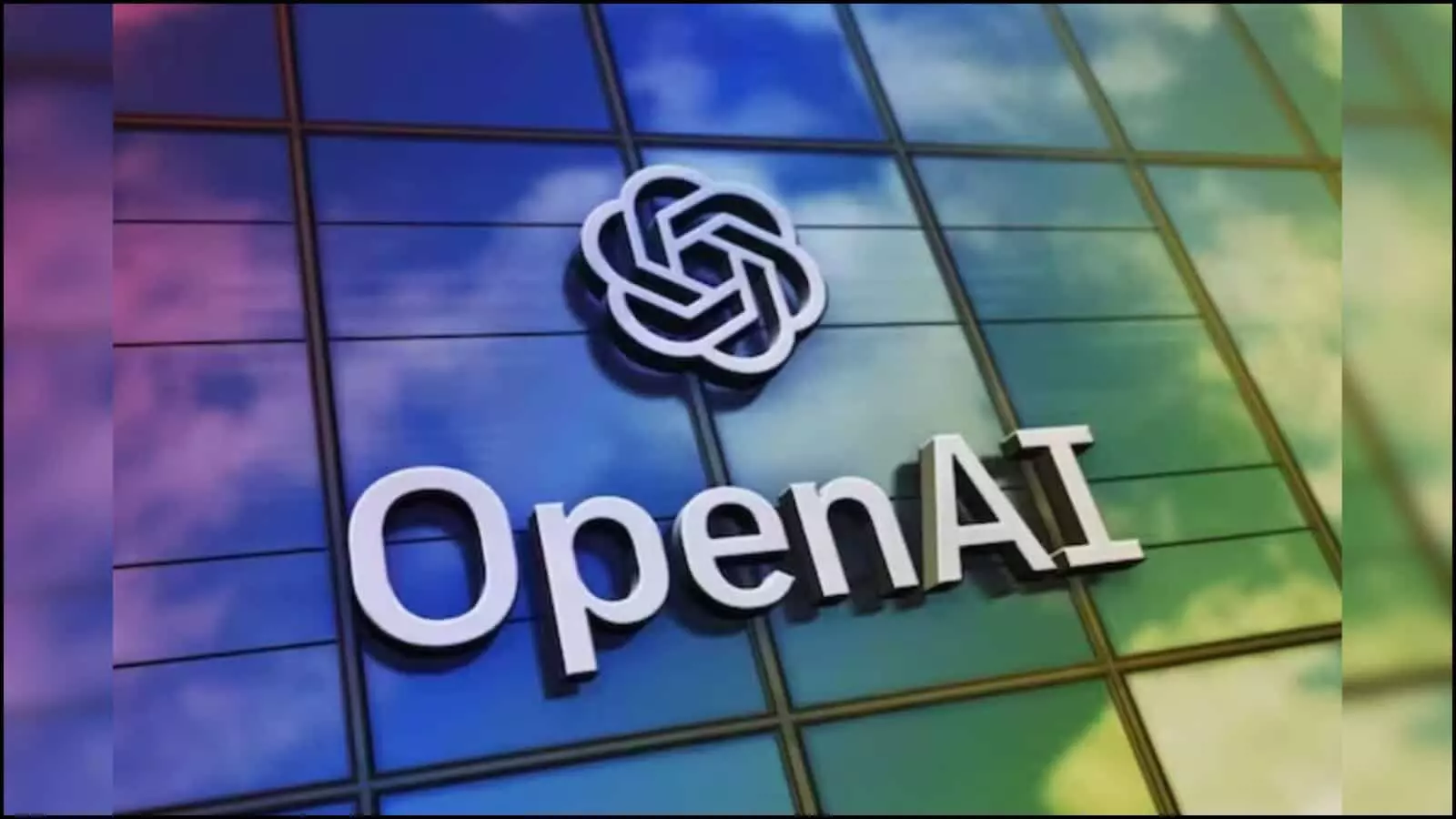एक आधुनिक कांच की इमारत की दीवार पर लगा हुआ OpenAI का लोगो ब्रांड पहचान के संदर्भ में दिख रहा है। एक आधुनिक कांच की इमारत की दीवार पर लगा हुआ OpenAI का लोगो ब्रांड पहचान के संदर्भ में दिख रहा है।