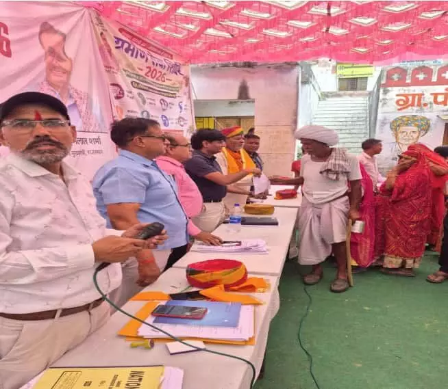 मावली में 'ग्रामीण सेवा शिविर-2026' का आगाज: प्रशासन ने दी ग्रामीण अर्थव्यवस्था और विकास को नई रफ्तार