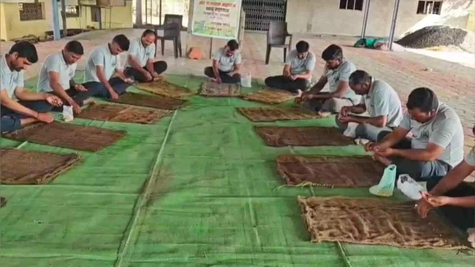 तस्वीर में वाशिम के किसान खरीफ बुवाई से पहले सोयाबीन बीजों की गुणवत्ता जांच रहे हैं। तस्वीर में वाशिम के किसान खरीफ बुवाई से पहले सोयाबीन बीजों की गुणवत्ता जांच रहे हैं।