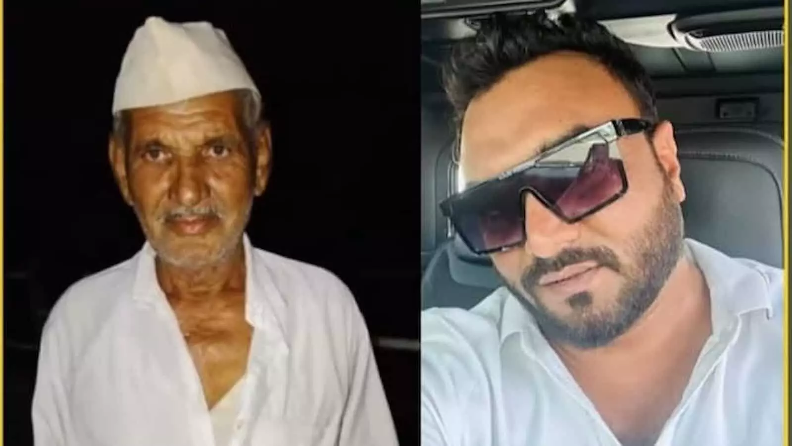 खड़केवाड़ा में सड़क दुर्घटना में जान गंवाने वाले बुजुर्ग बालासाहेब तासिलदार और कार चालक वसीम मोहम्मद सोलापुरे की फाइल फोटो।