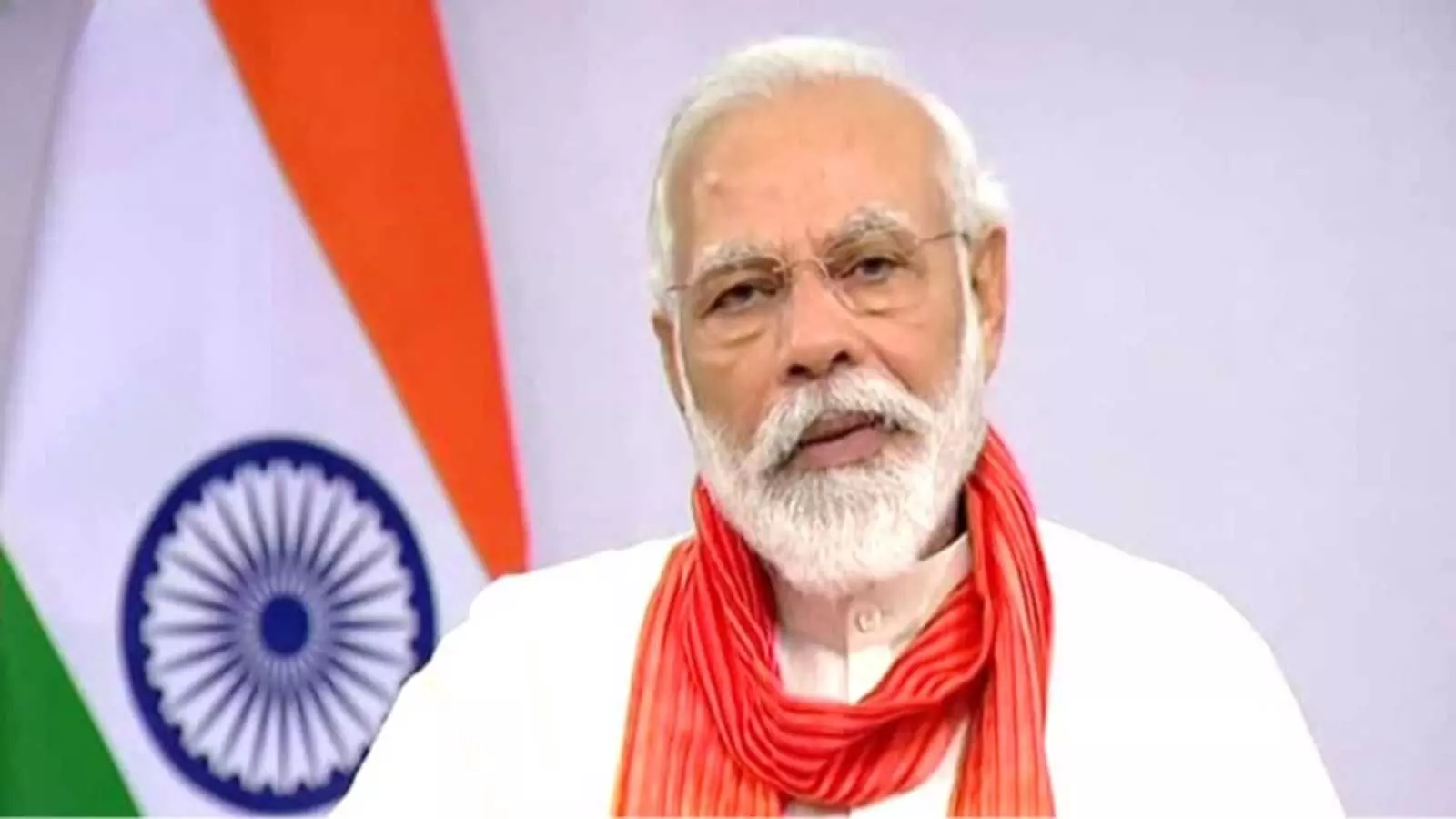 प्रधानमंत्री नरेंद्र मोदी एक कार्यक्रम के दौरान संबोधन देते हुए नई दिल्ली में दिख रहे हैं। प्रधानमंत्री नरेंद्र मोदी एक कार्यक्रम के दौरान संबोधन देते हुए नई दिल्ली में दिख रहे हैं।
