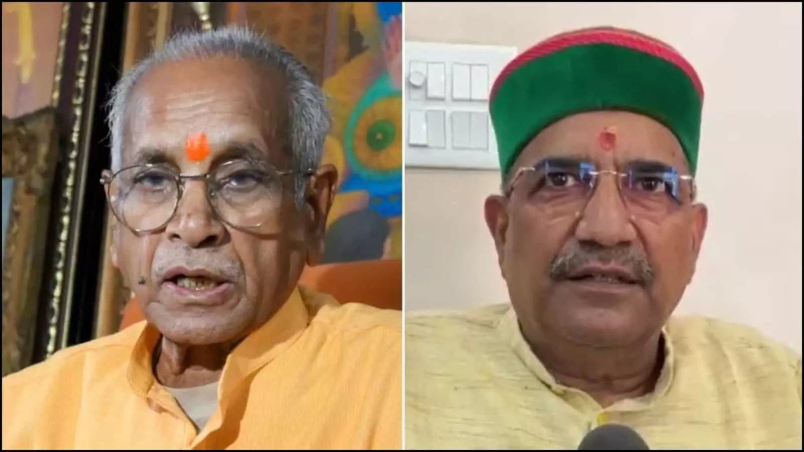 दो अलग-अलग फ्रेम में चंपत राय और अनिल मिश्रा अयोध्या राम मंदिर ट्रस्ट विवाद के संदर्भ में दिख रहे हैं। दो अलग-अलग फ्रेम में चंपत राय और अनिल मिश्रा अयोध्या राम मंदिर ट्रस्ट विवाद के संदर्भ में दिख रहे हैं।
