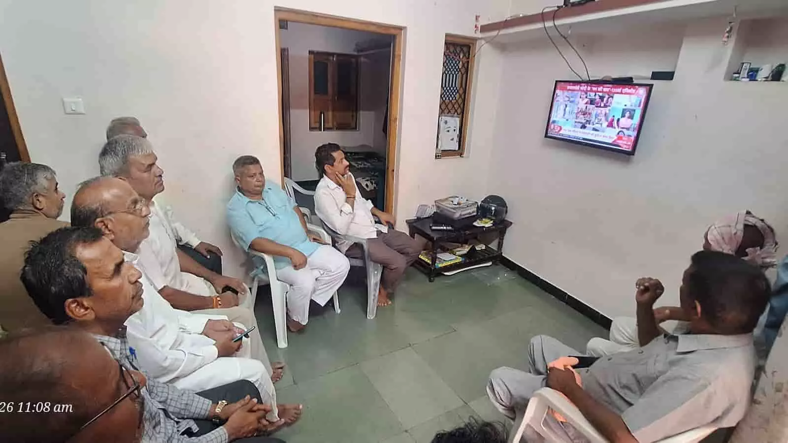 मन की बात: खेरवाड़ा और नयागांव मंडल के बूथों पर भाजपा कार्यकर्ताओं ने सुना पीएम का संबोधन